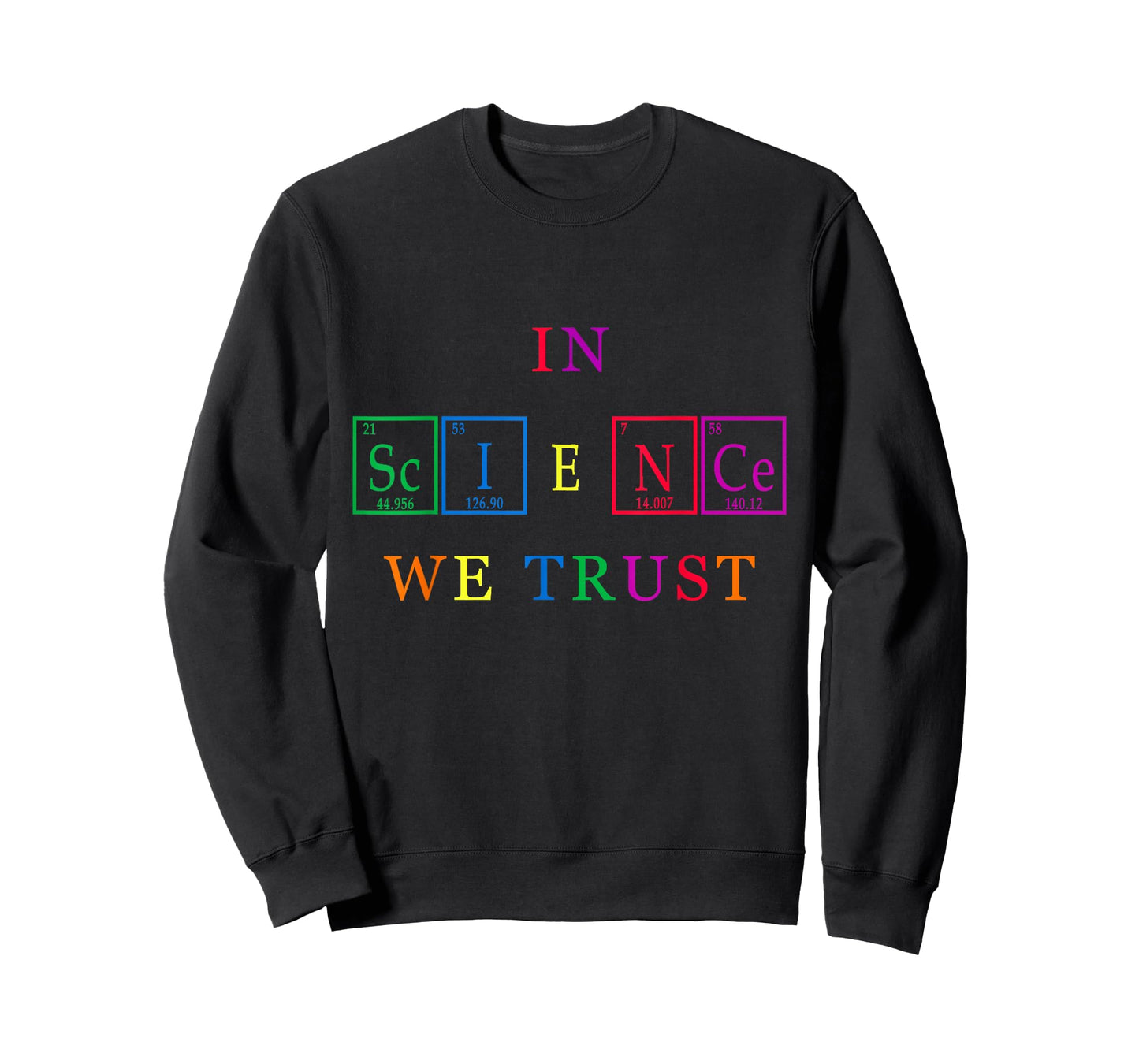Cute Rainbow In Science We Trust T-Shirt - Gay Pride Shirt T-Shirt