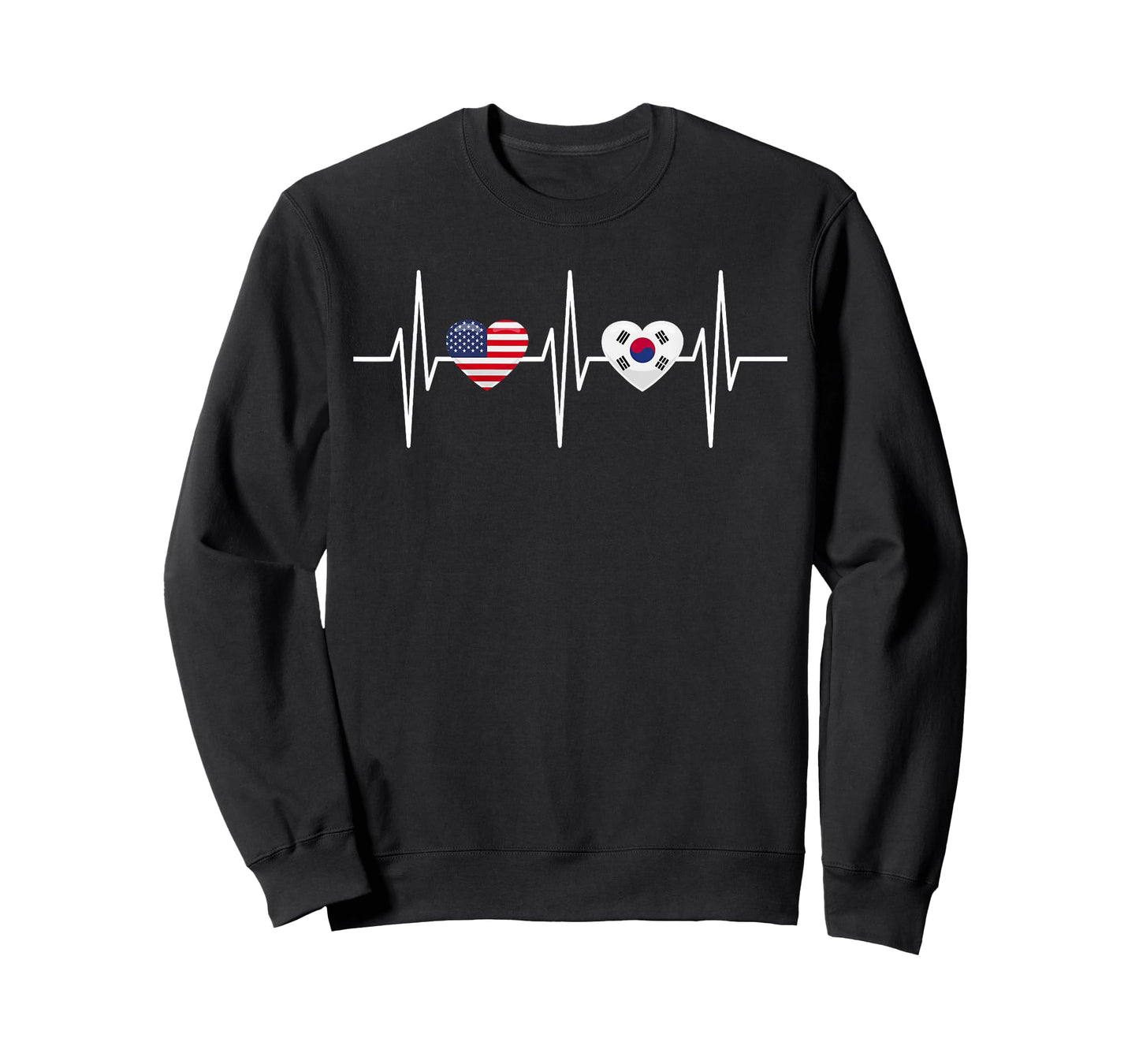 USA South Korea Shirt America Republic of Korea Heart Flag T-Shirt