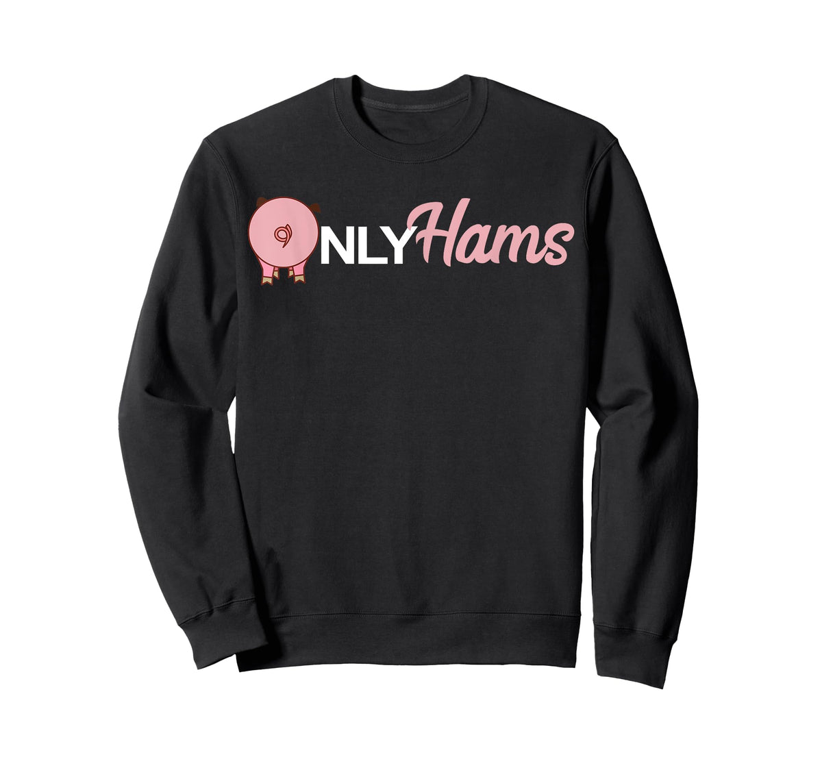 Funny Pig Only Hams Funny Pork Shirt Pig Farmer T-Shirt