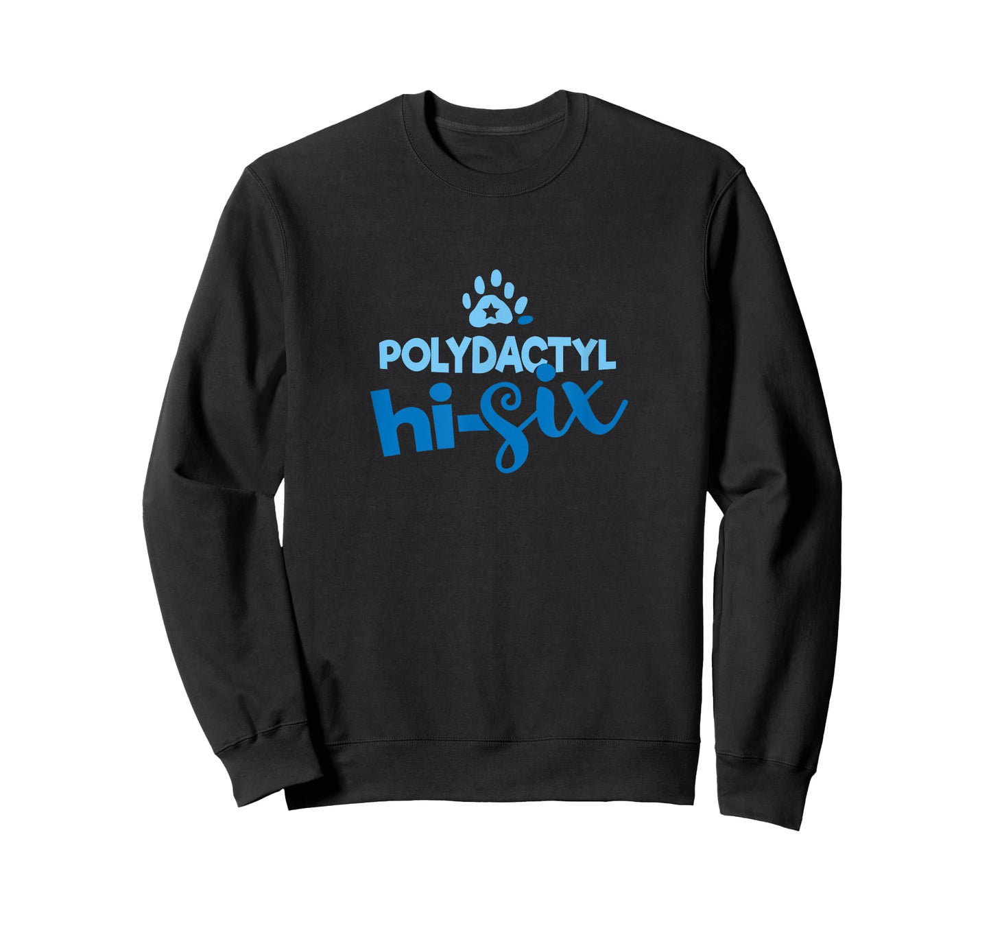 POLYDACTYL PAWS CAT KITTEN HI-SIX Men Women T-Shirt