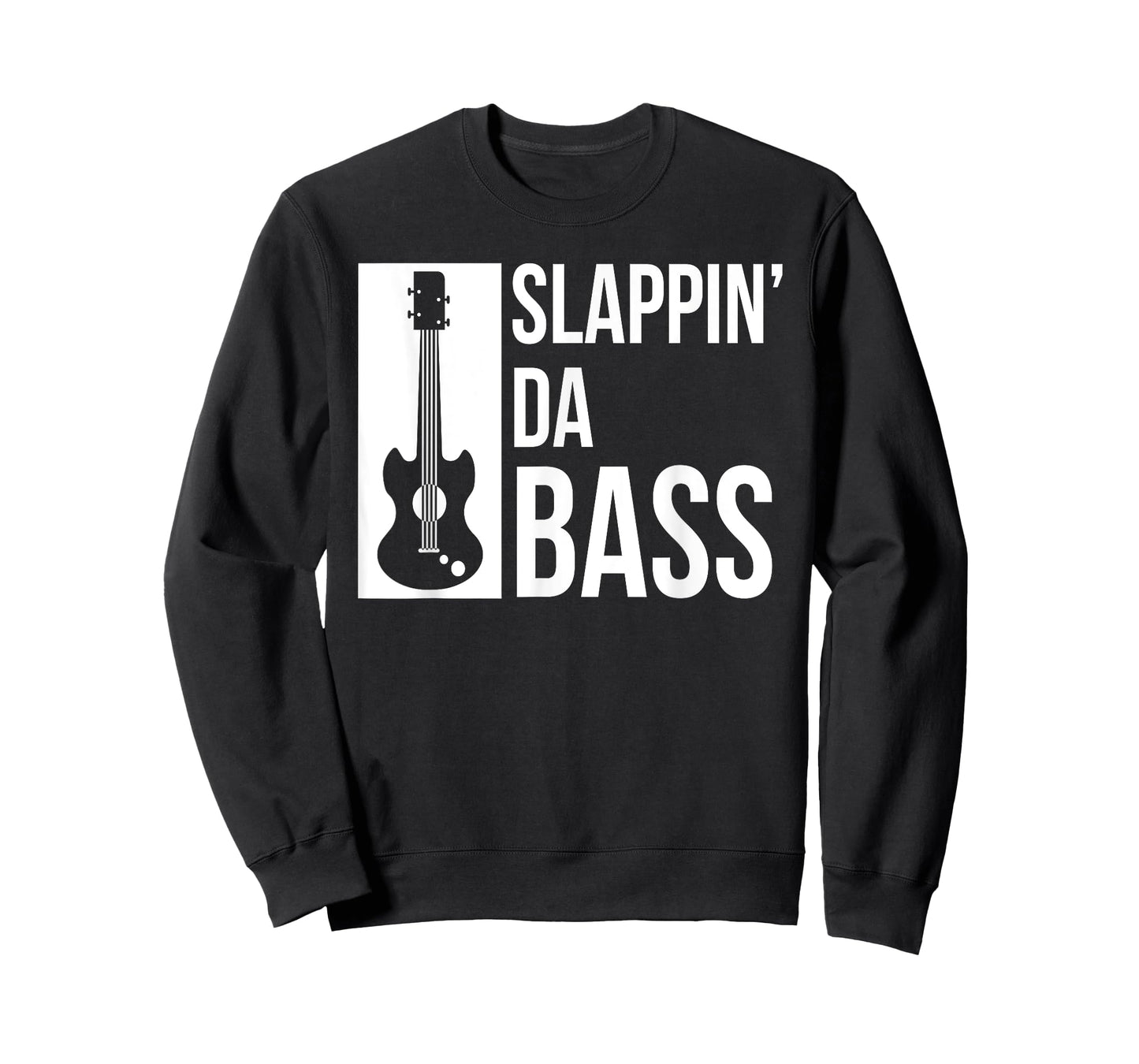 Slapping Da Bass Funny Cool Guitar Music Lover T-Shirt