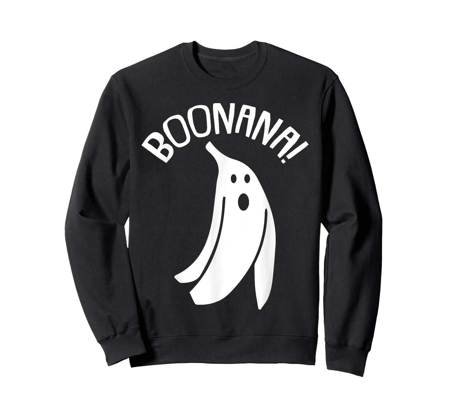Boo-nana Lazy Halloween Costume Funny Ghost Banana Pun T-Shirt