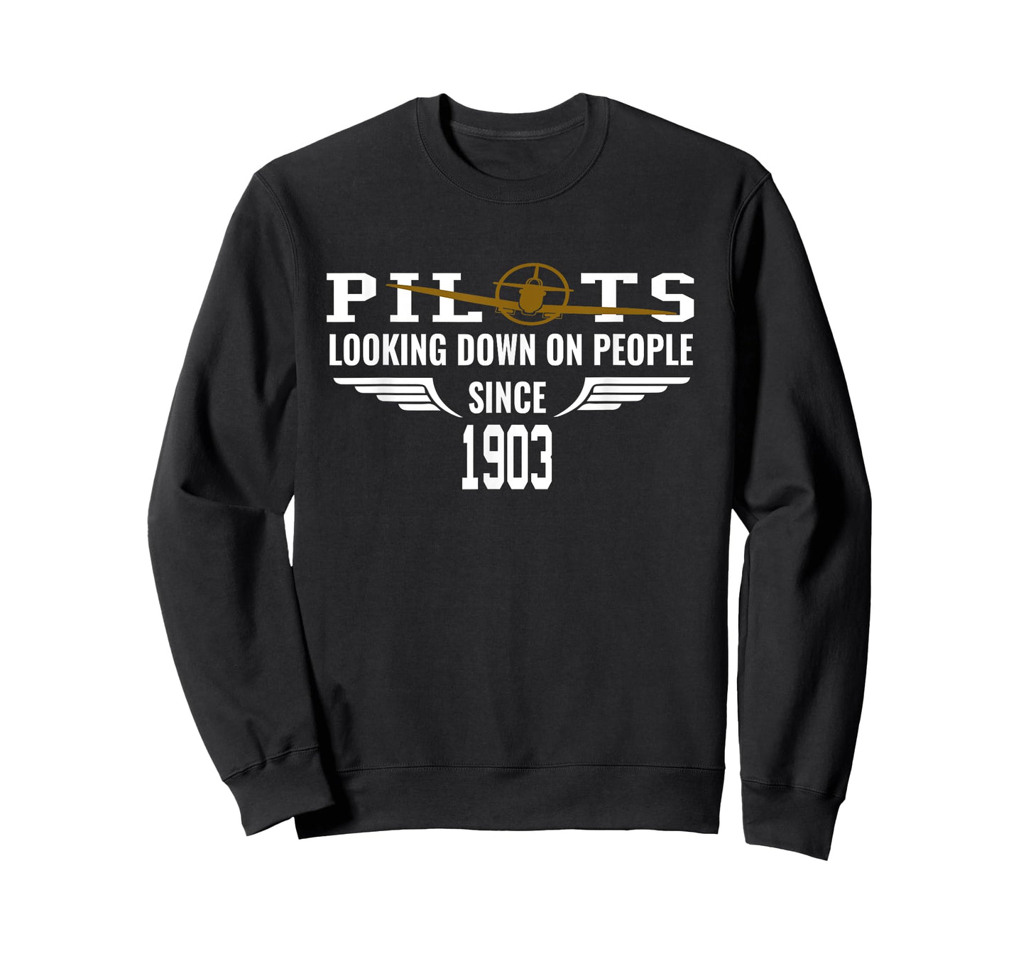 Airplane Pilot T-Shirt Looking Down On People Since 1903 Tee T-Shirt