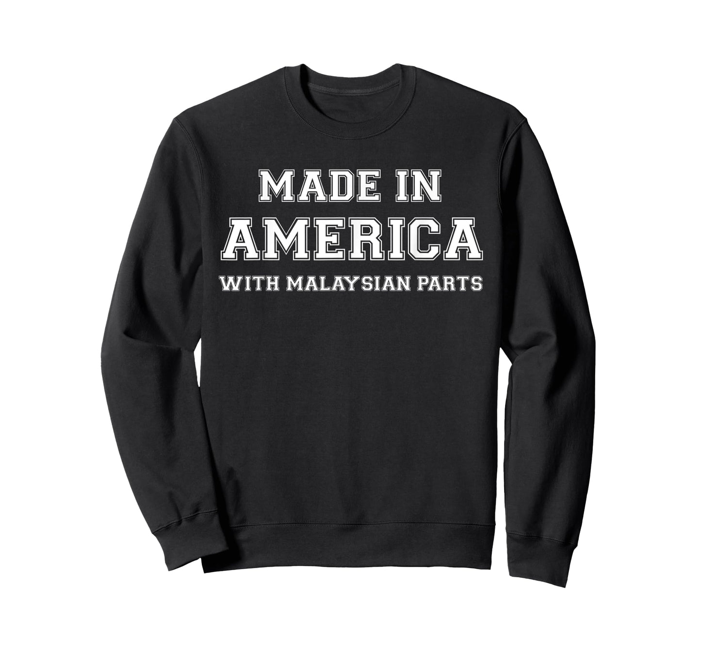 MADE IN AMERICA WITH MALAYSIAN PARTS Malaysia USA T-Shirt