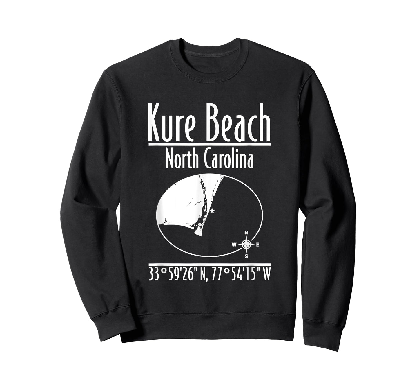 Modern Kure Beach - North Carolina T-Shirt