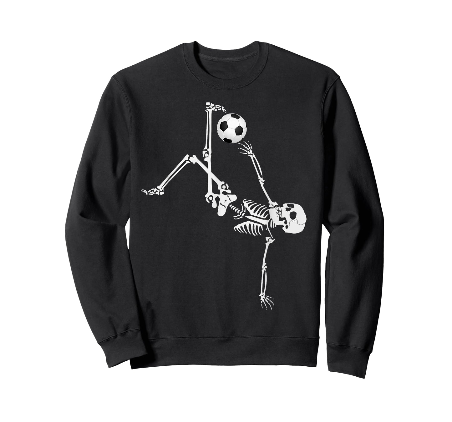 Soccer Skeleton Halloween Soccer Bicycle Kick T-Shirt