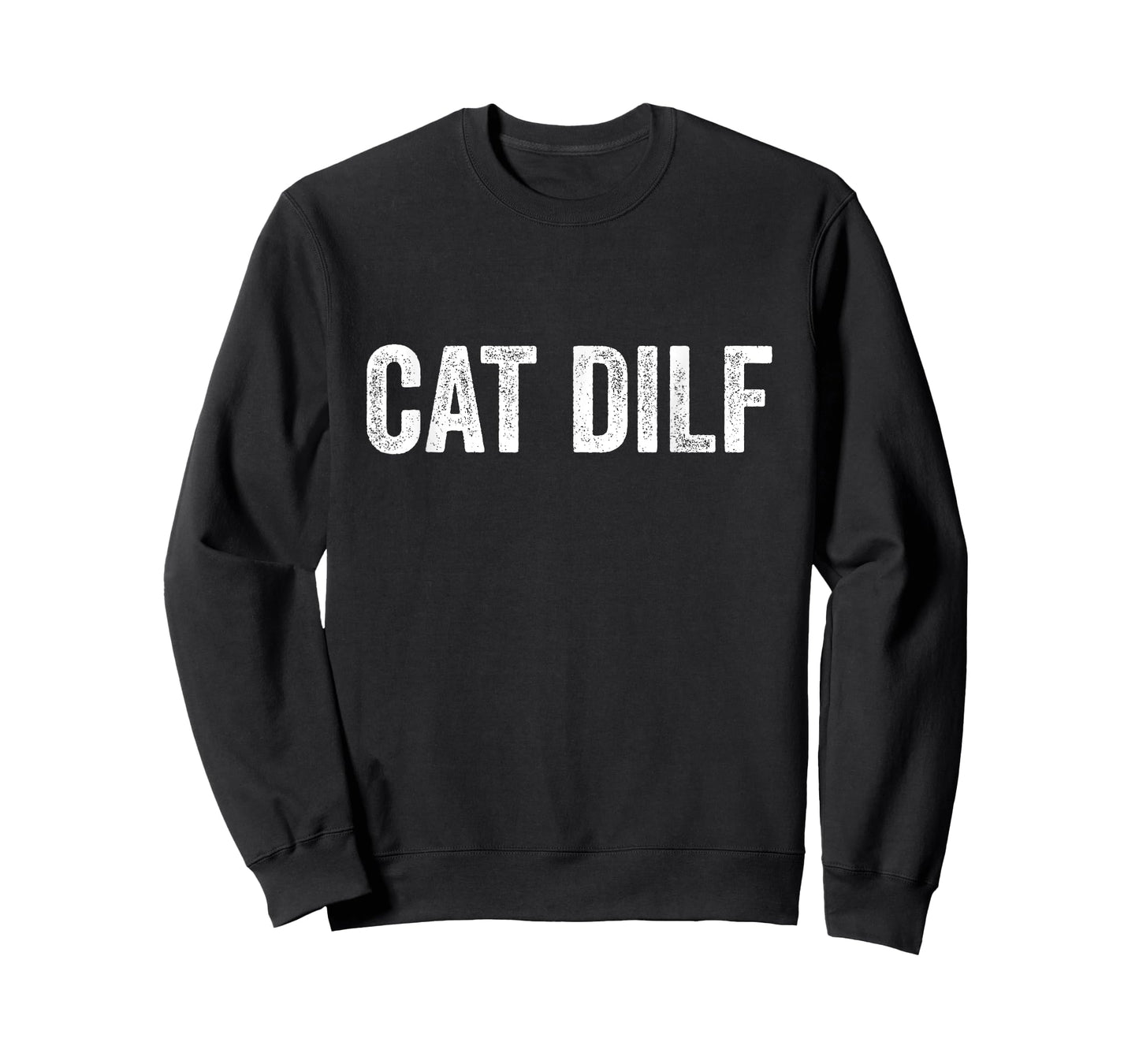 Cat Dilf Cat Funny Adult Humor Sarcastic Vintage T-Shirt