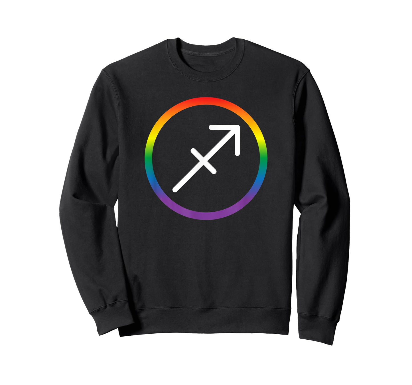 Sagittarius Zodiac Sign LGBTQ LGBT Rainbow Gay Pride T-Shirt