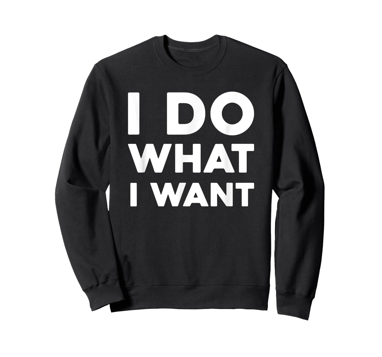 I Do What I Want T-Shirt, Unisex-Adults, Black, Small