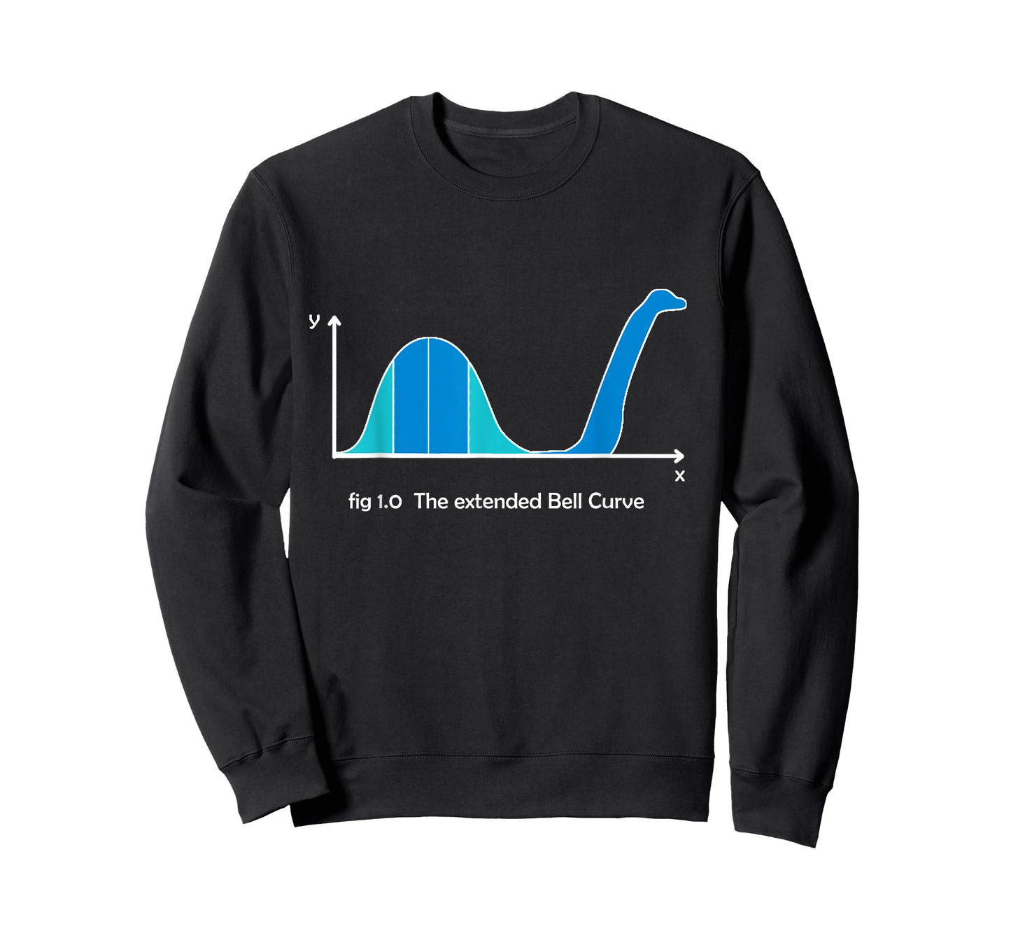 Statistics Normal Distribution Bell Curve Math Pun T-Shirt