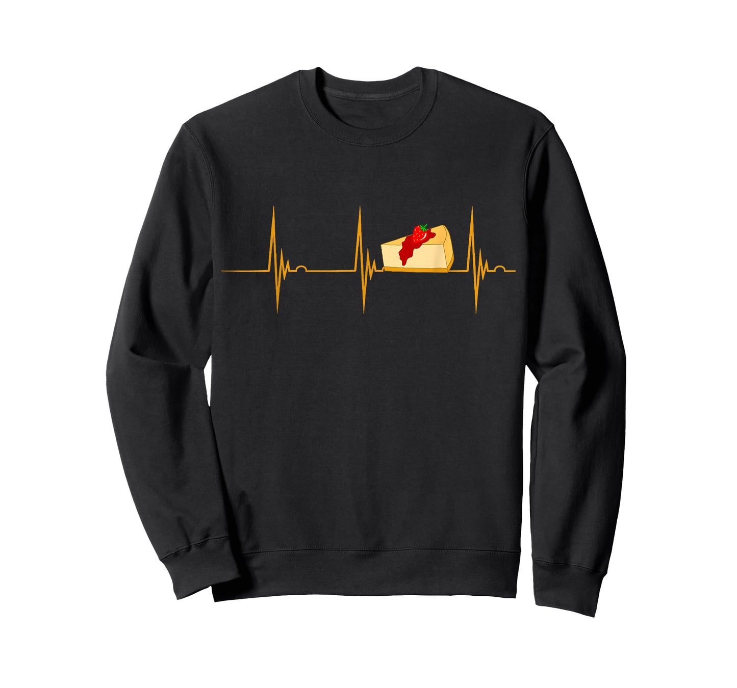 Cheesecake Dessert Cheese Cake Heartbeat EKG Pulseline T-Shirt