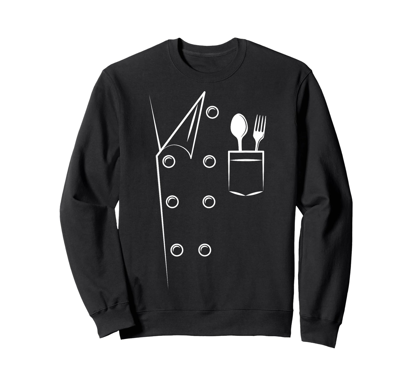 Chef Costume Spoon Fork Culinary Kitchen Chief Cook Cuisine T-Shirt