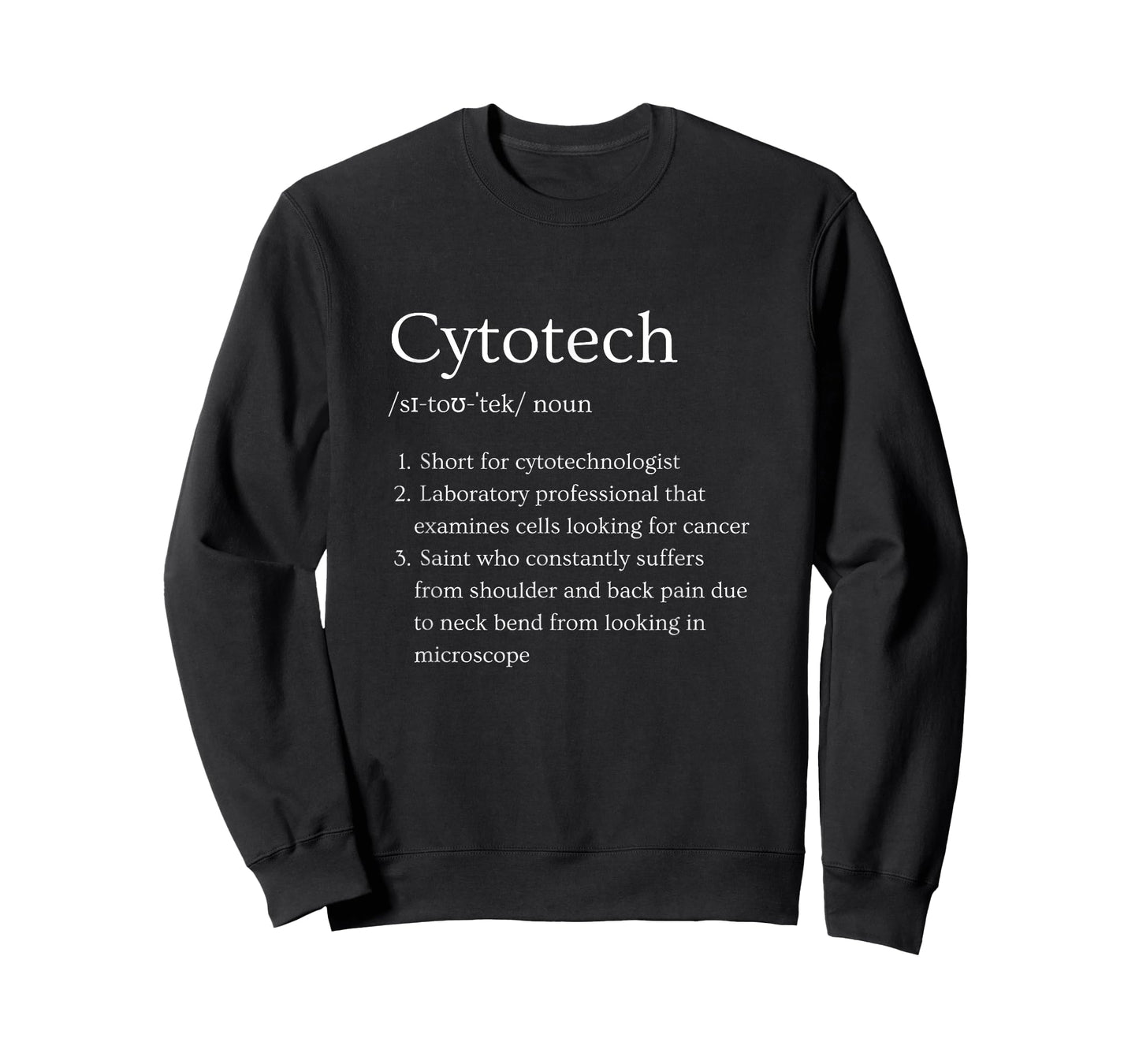 Cytotechnologist Funny Dictionary Definition Cytotech T-Shirt