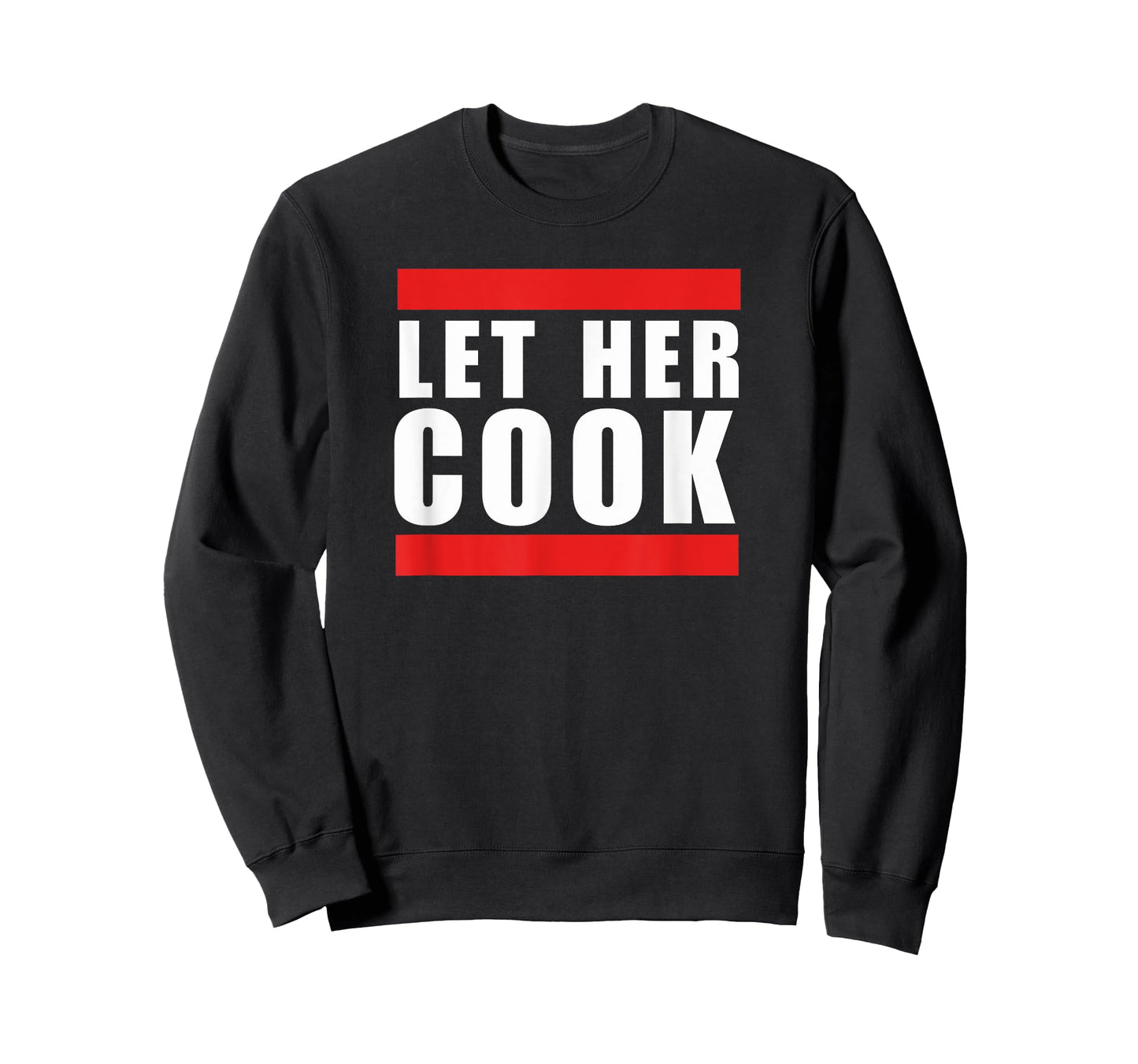 Cool Let her cook funny saying meme thanksgiving humor T-Shirt