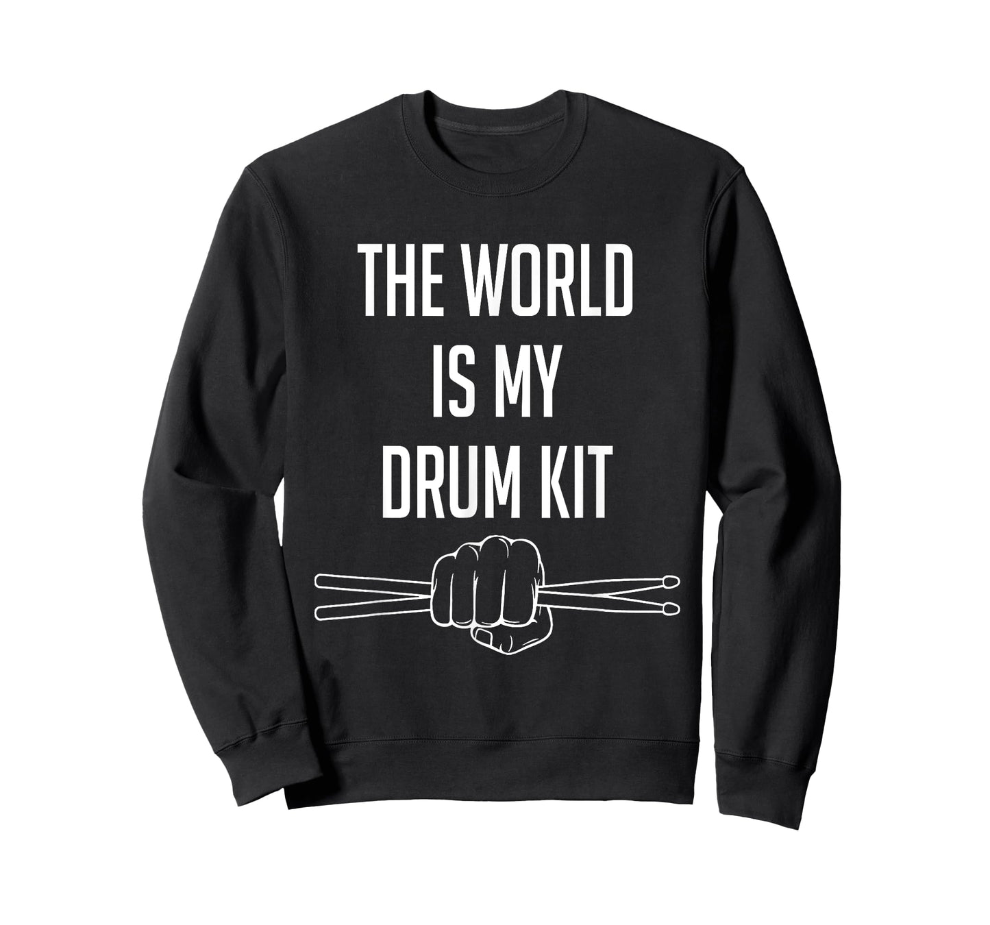 Funny Drummer Saying The World Is My Drum Kit T-Shirt
