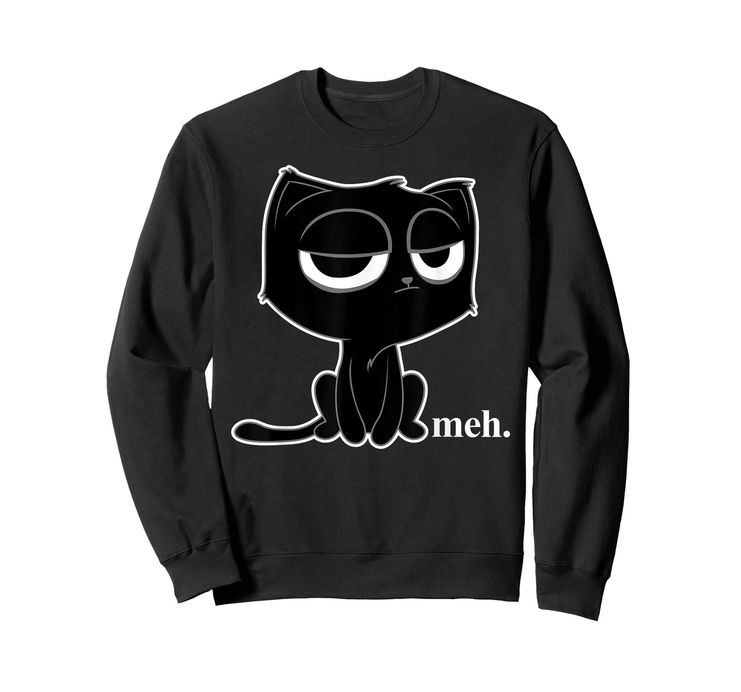 Funny Meh Cat T-Shirt - Cute Kitty Tee Shirt T-Shirt