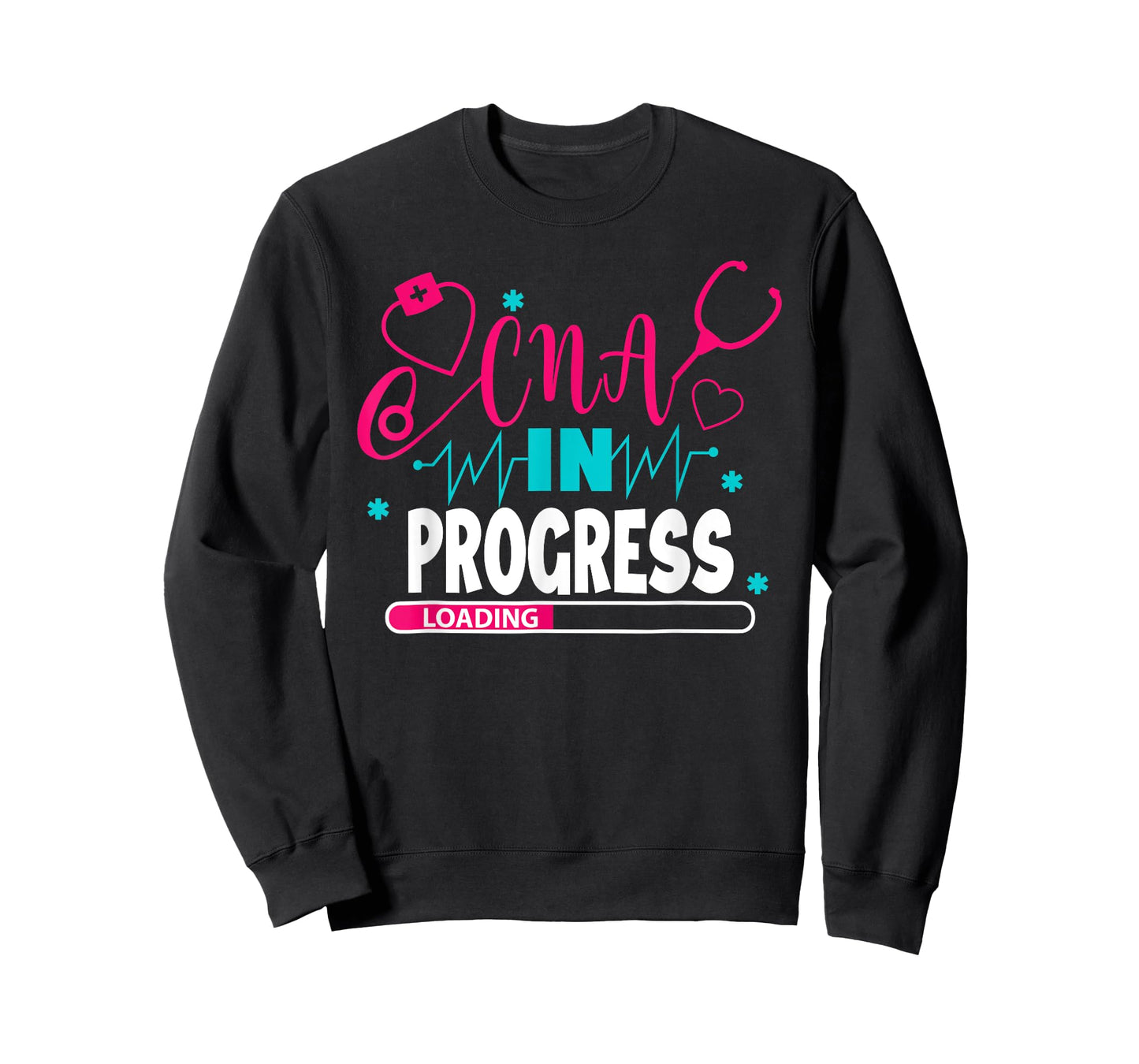 CNA In Progress Nursing School Student Future Nurse Life T-Shirt
