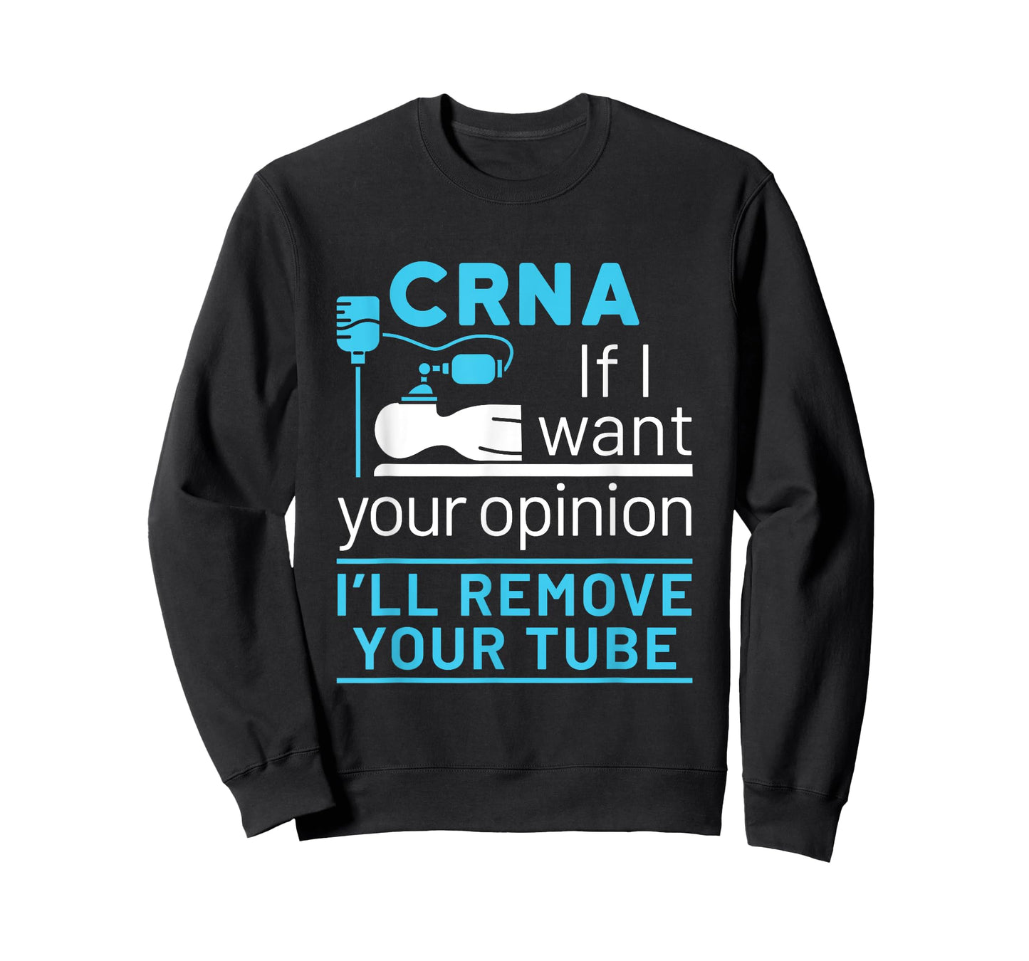 CRNA Nurse Anesthetist Appreciation Funny Anesthesia Tube T-Shirt