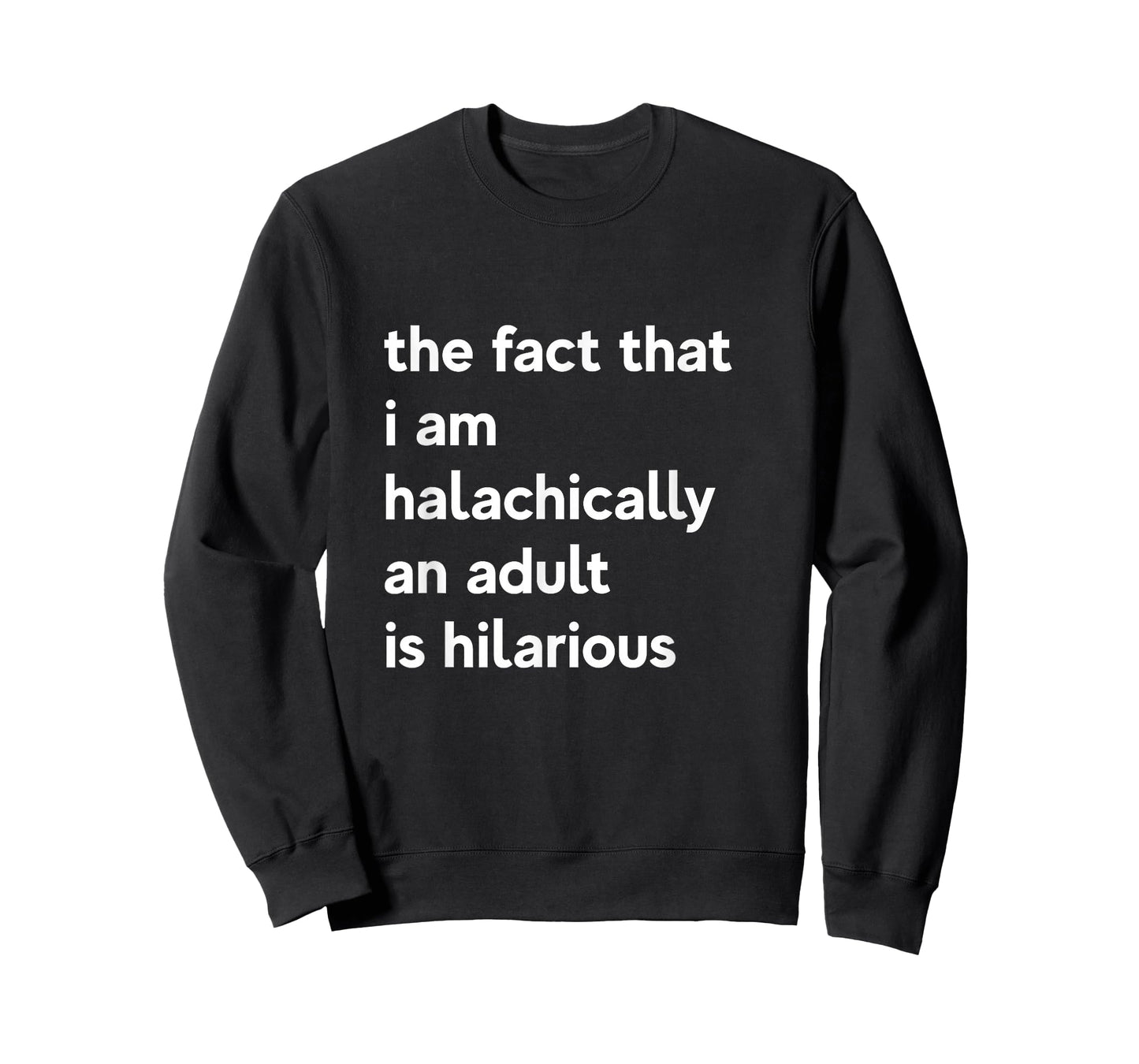 13th Birthday I'm halachically An Adult Jewish Bar Mitzvah T-Shirt