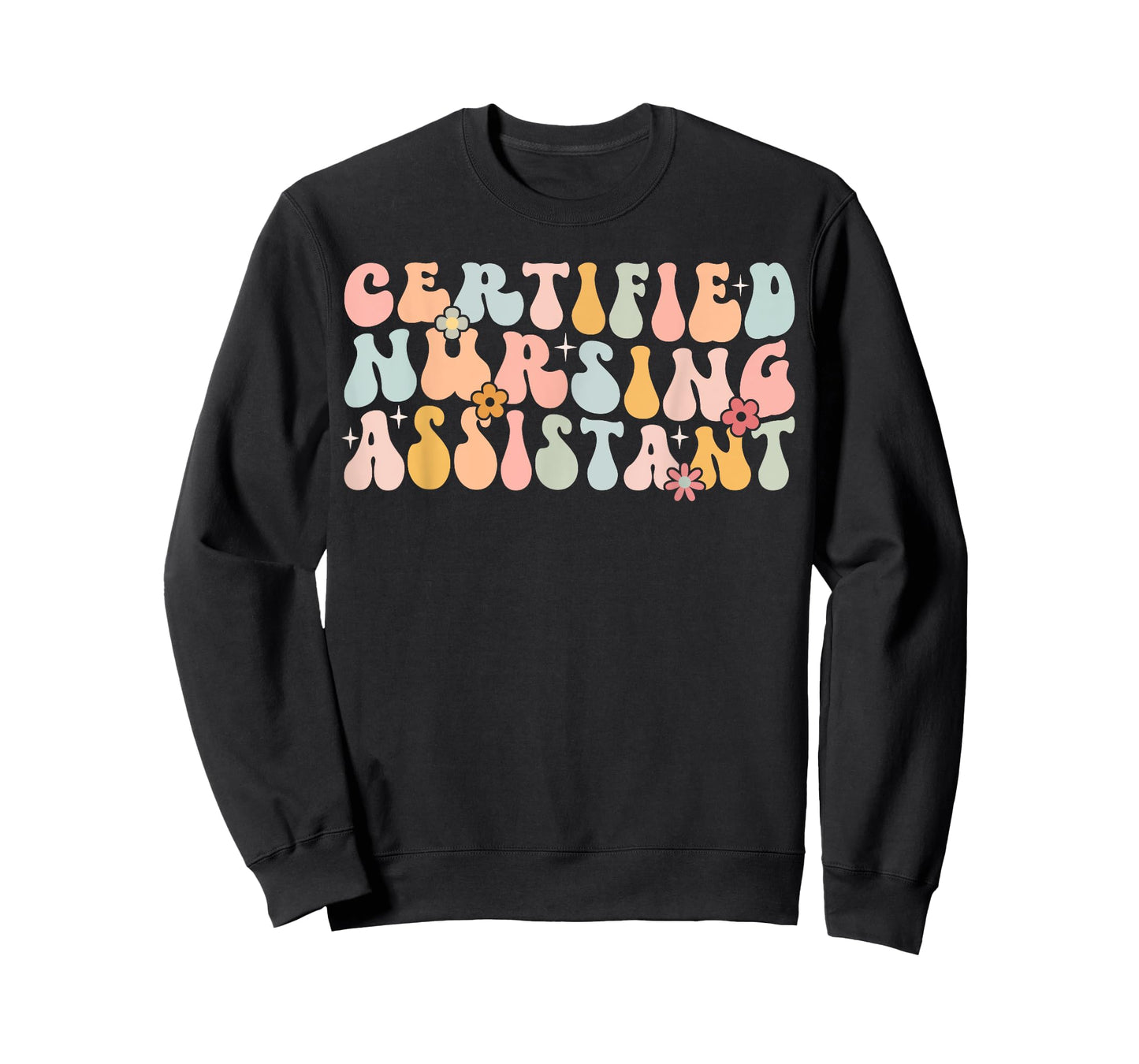 Certified Nursing Assistant Retro CNA Graduation Groovy T-Shirt