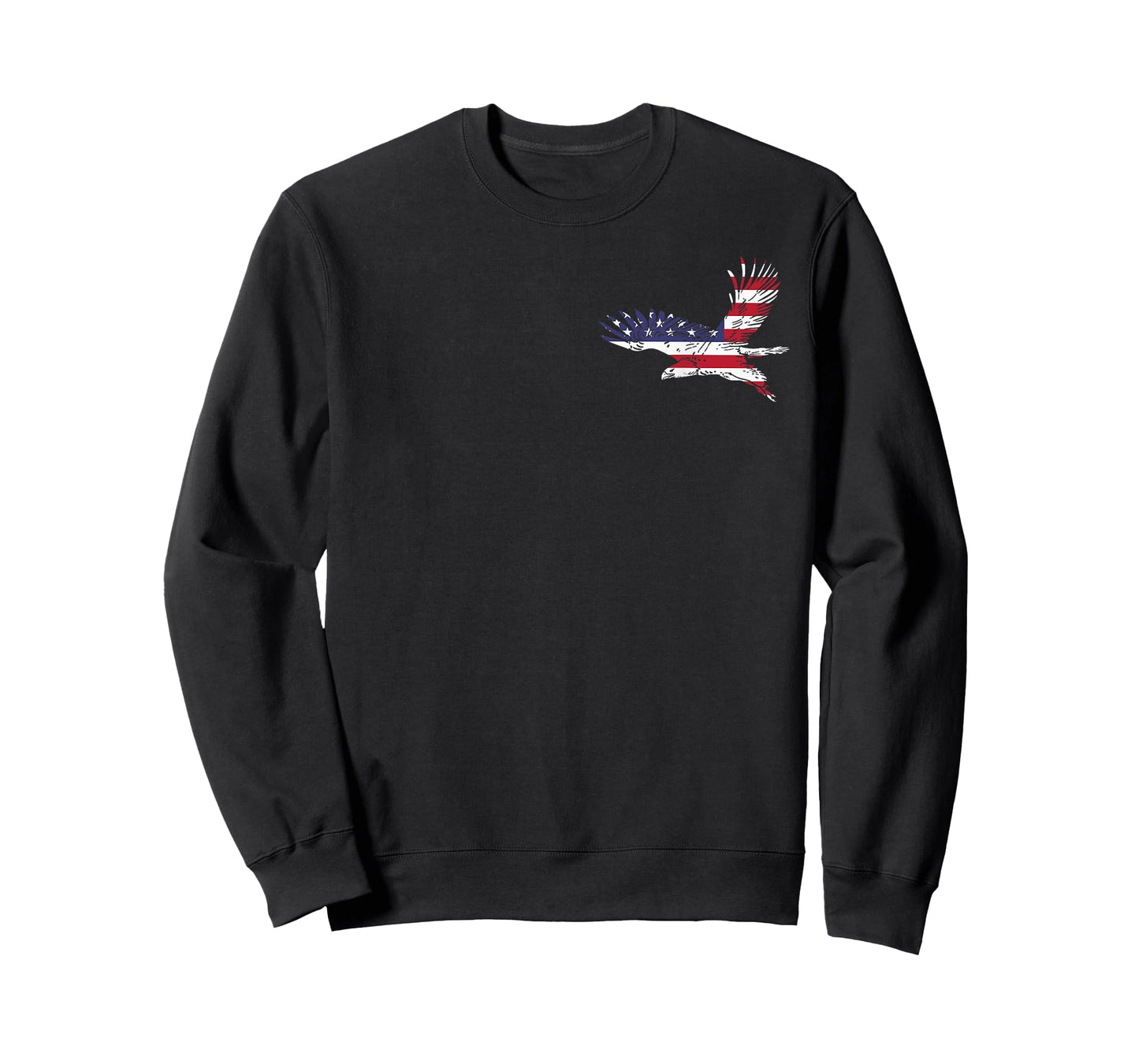 4th of July Bald Eagle US Flag Pocket America Men Women Kids T-Shirt