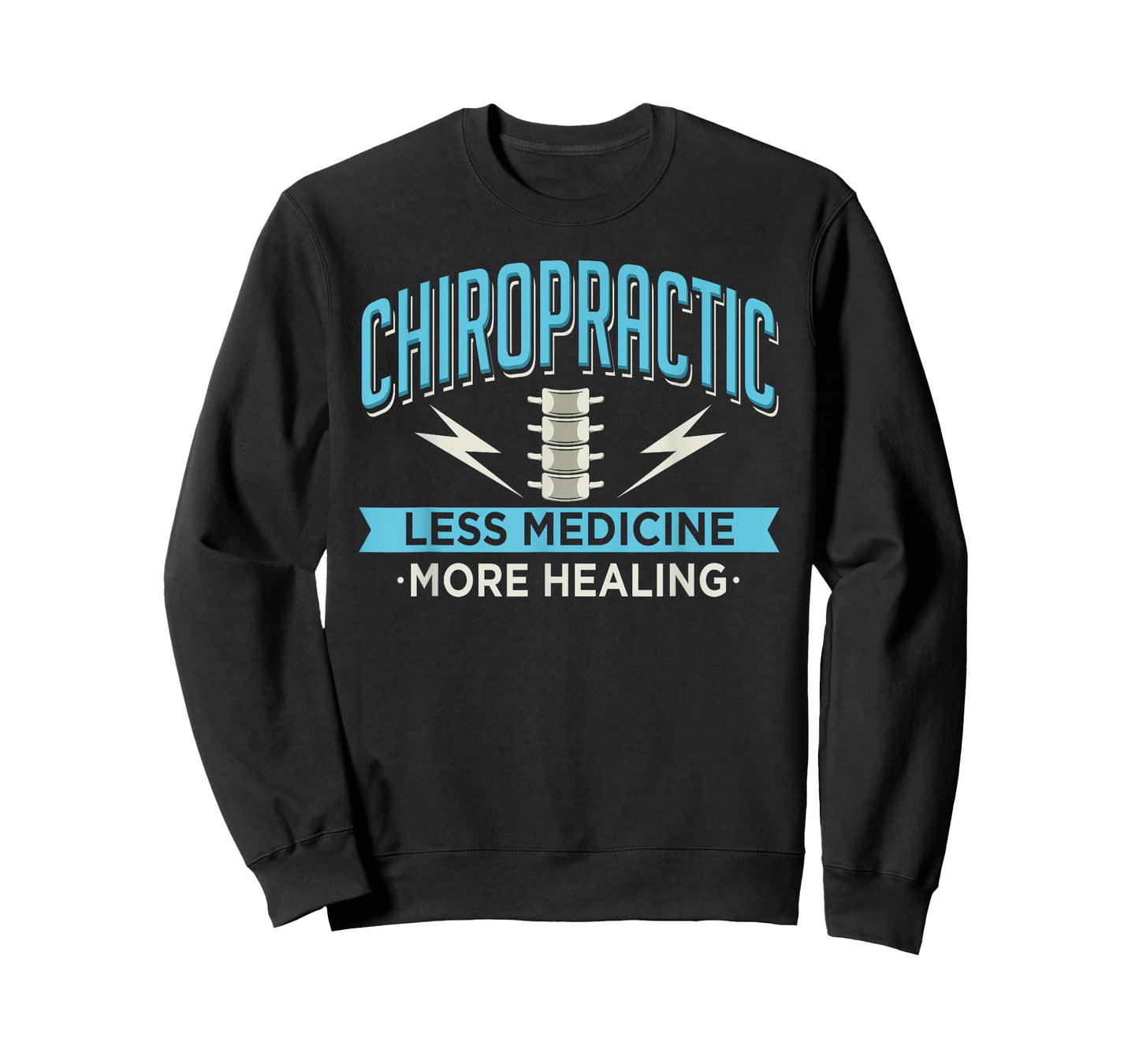 Chiropractic Less Medicine More Healing Chiropractor Chiro T-Shirt
