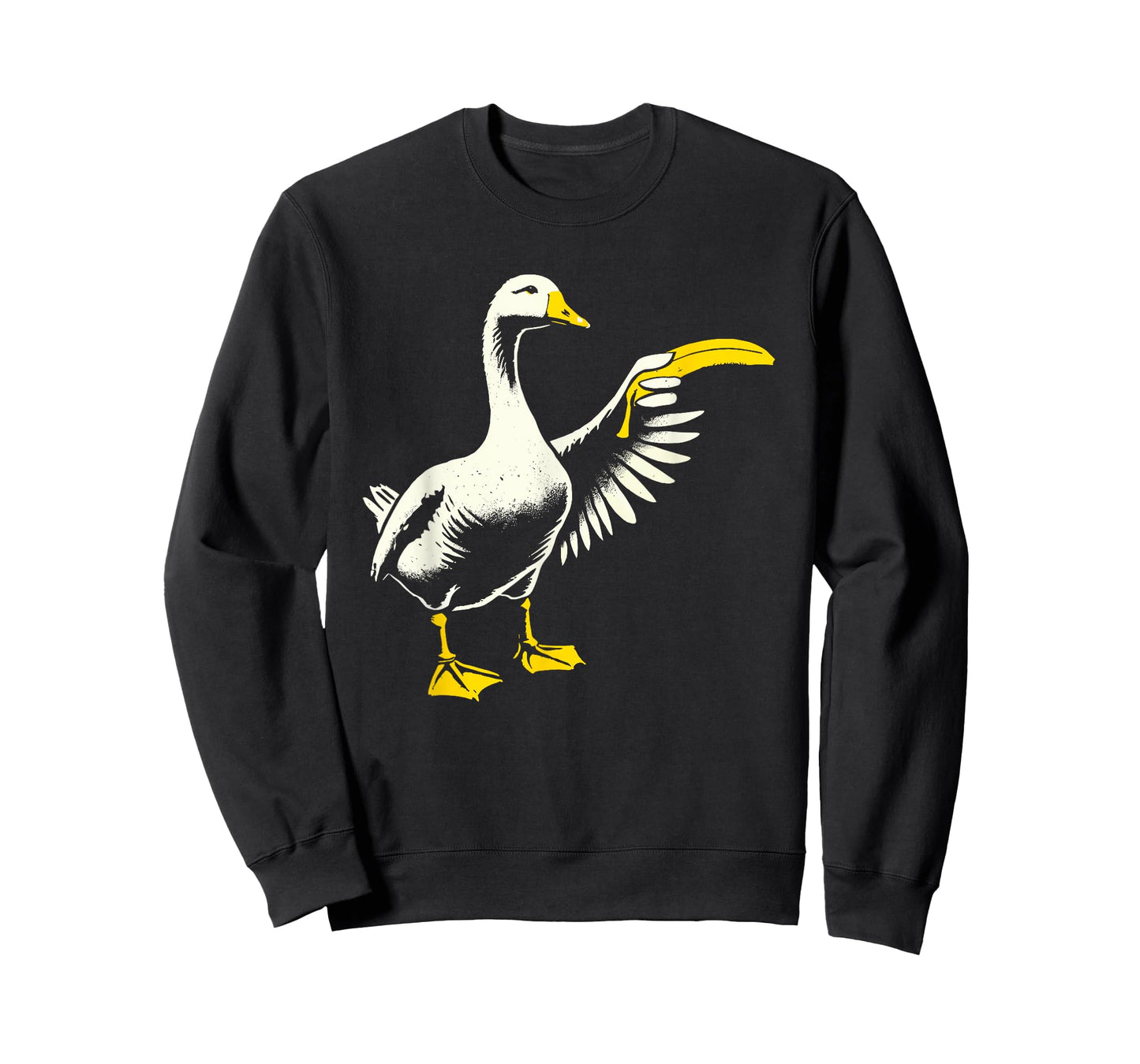 Silly Goose with Banana Meme Novelty Funny Goose T-Shirt