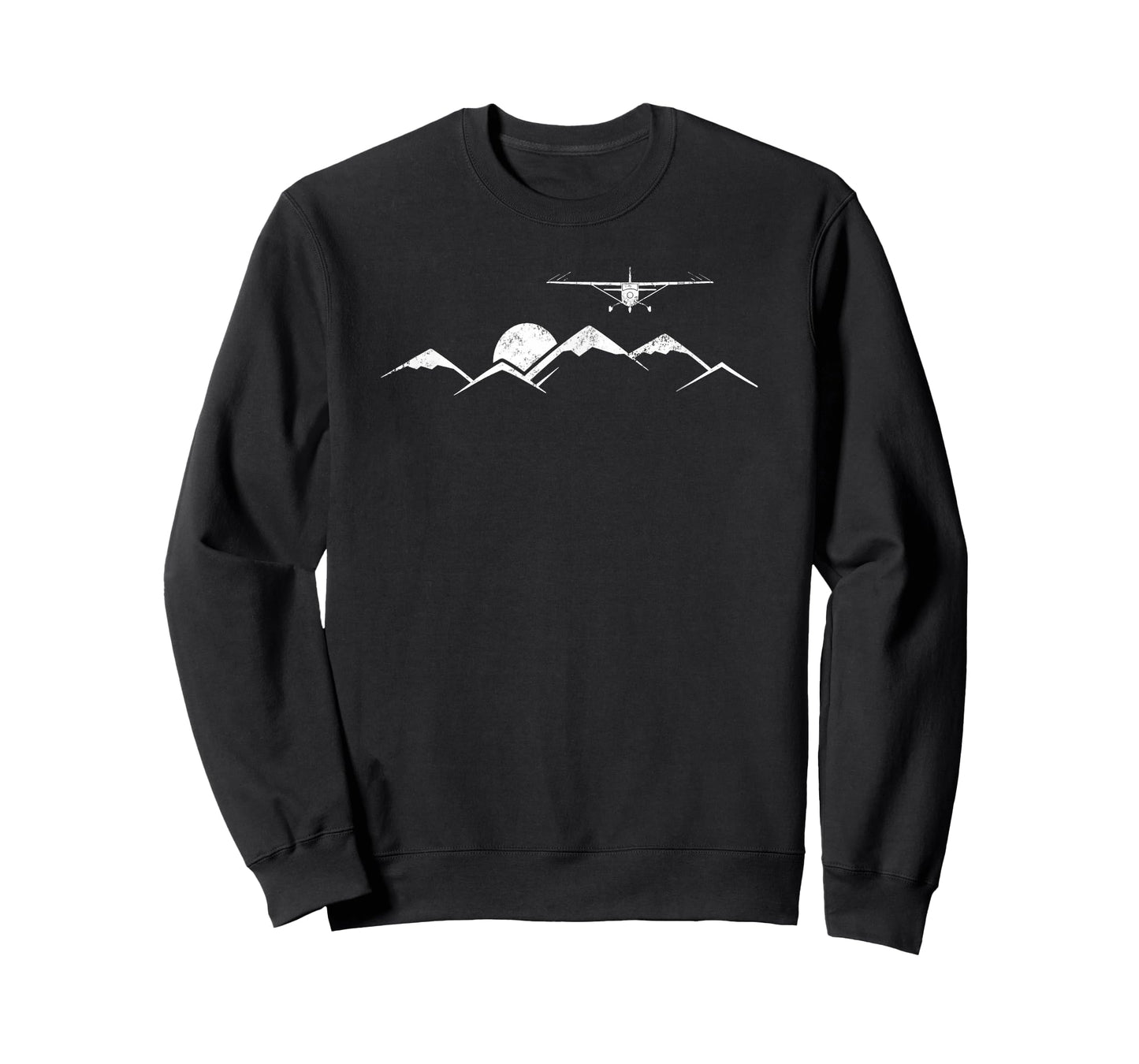 Airplane Over Mountains Gift for Pilots T-Shirt
