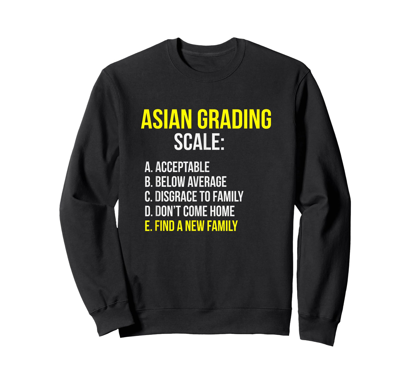 Asian Grades Career Student Funny Tiger Parenting T-Shirt