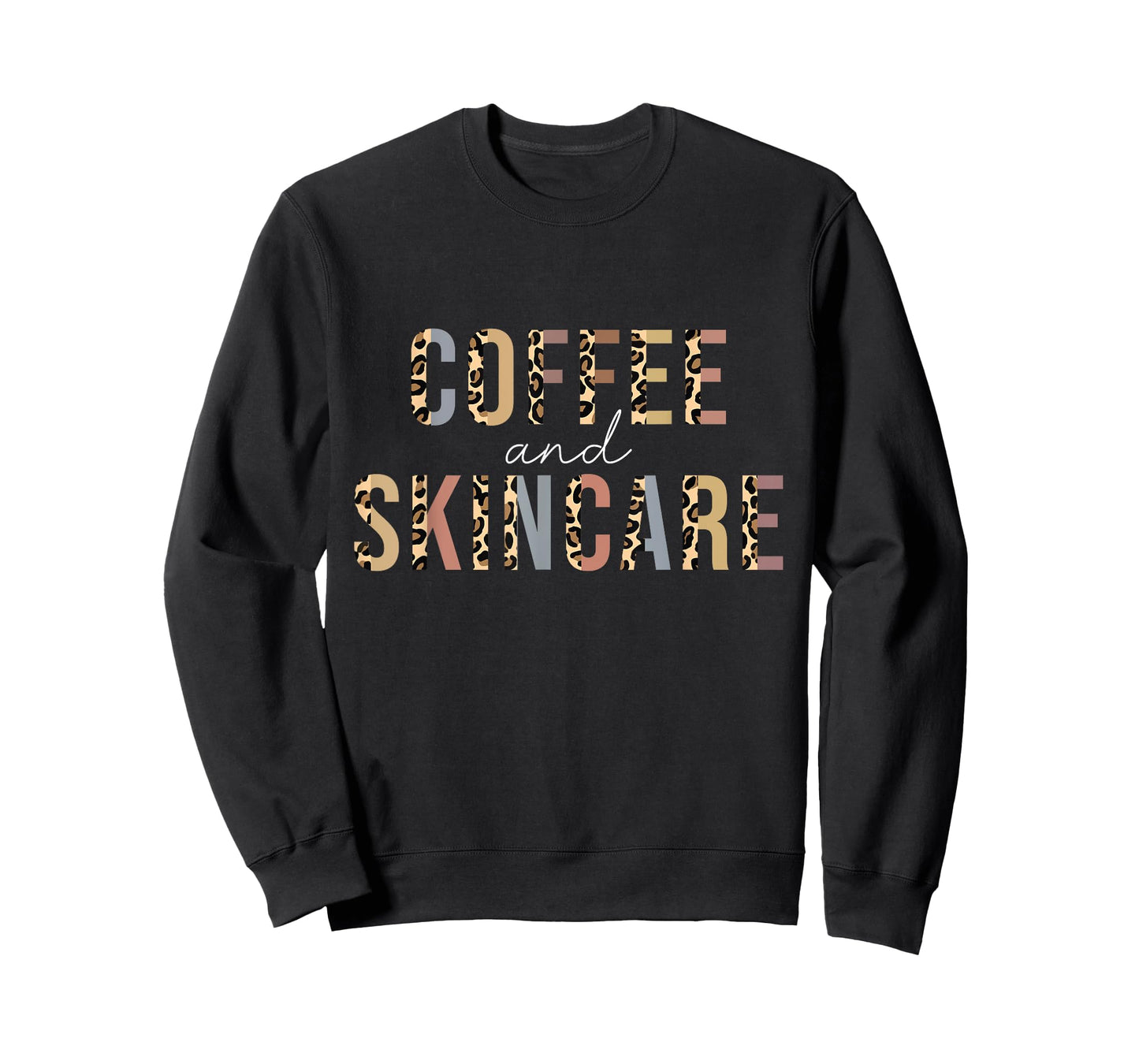 Coffee And Skincare Leopard Esthetician Skincare T-Shirt