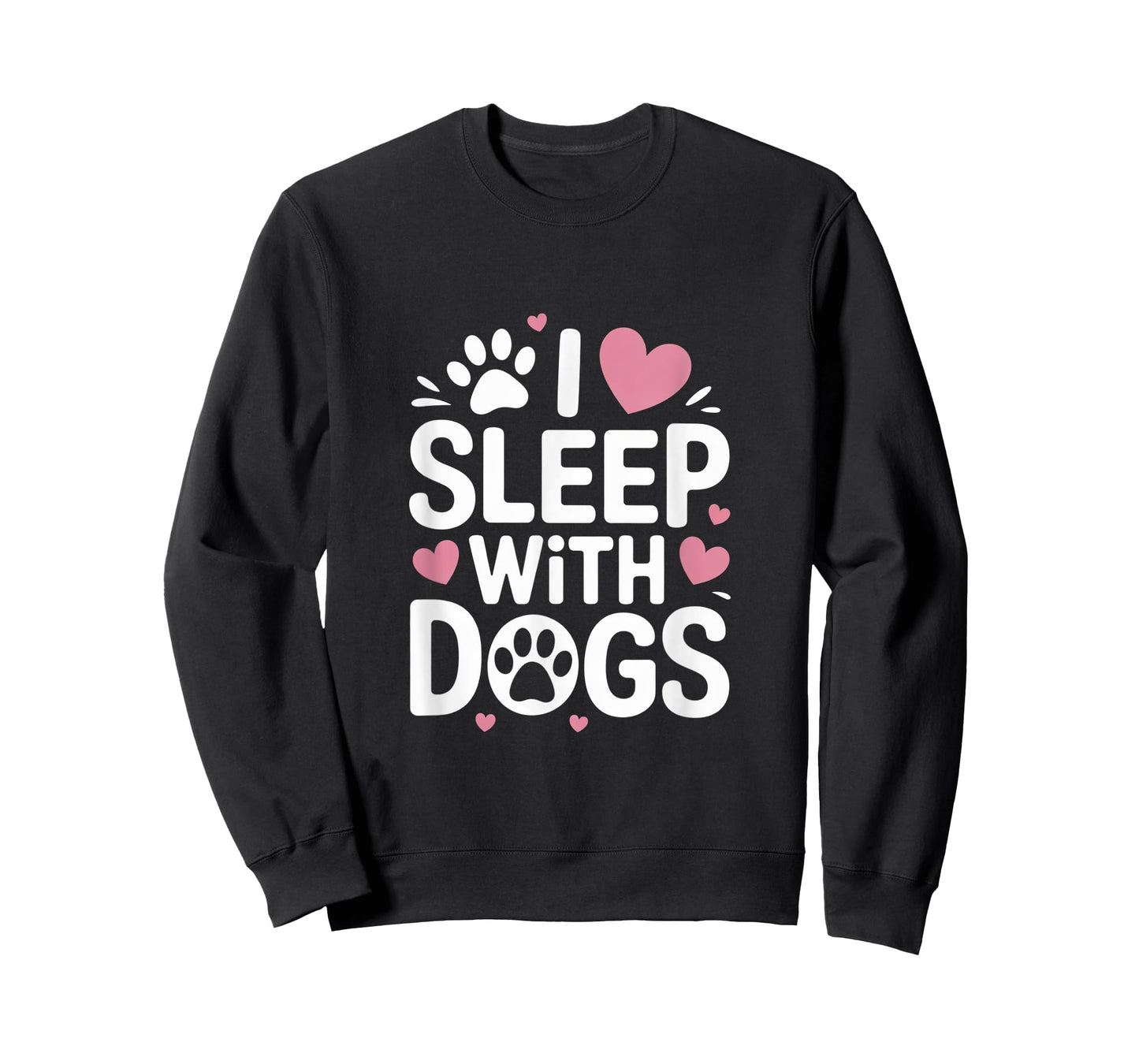 I Sleep With Dogs Funny Cute Puppy Pet Lovers Gift T-Shirt