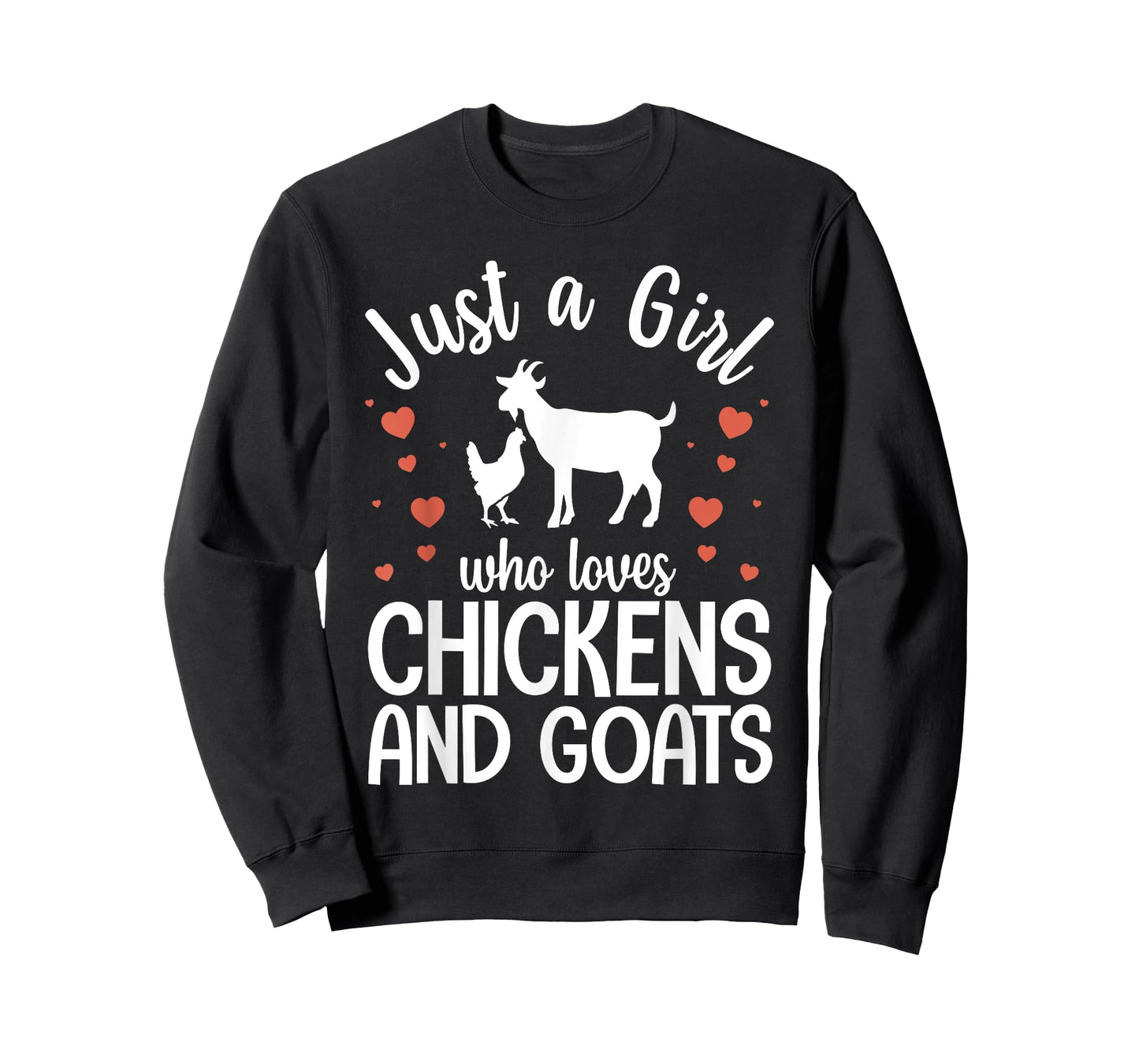 Cool Chicken Goat Design For Women Girls Pygmy Goat Lover T-Shirt