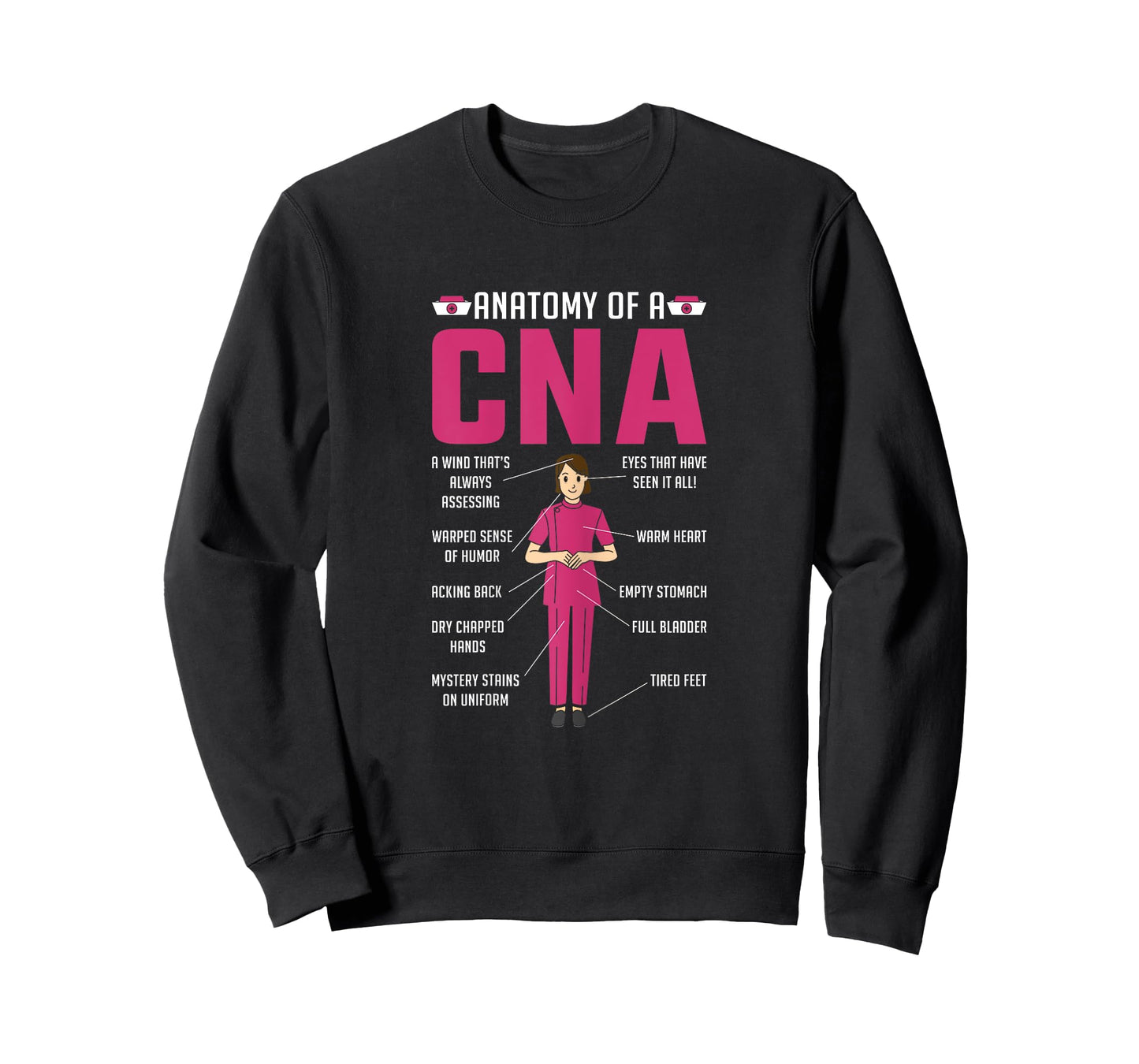 Anatomy of a Cna Nurse Day Nursing T-Shirt