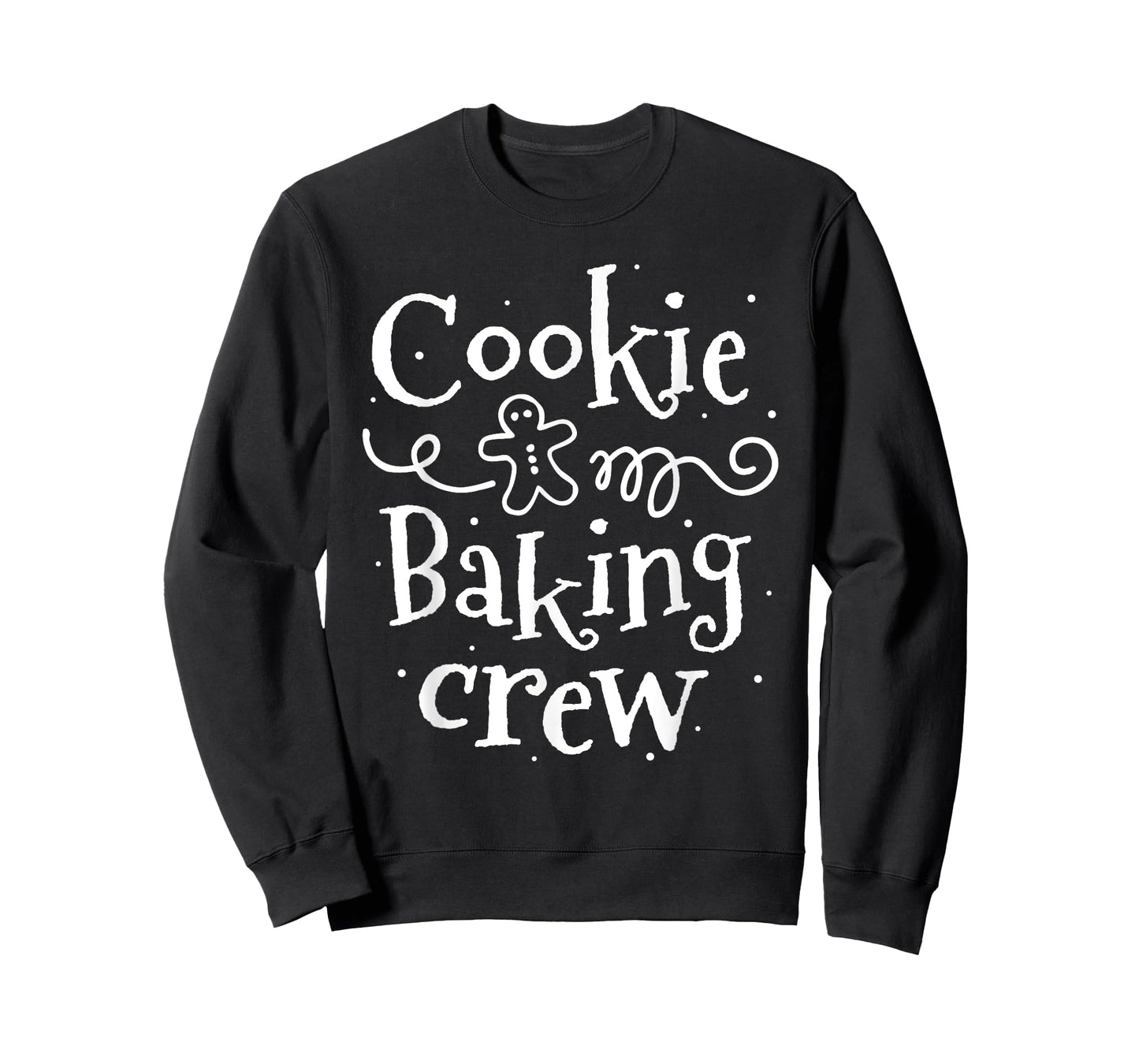 Cookie Baking Crew Christmas T-Shirt Family Kid Gingerbread T-Shirt