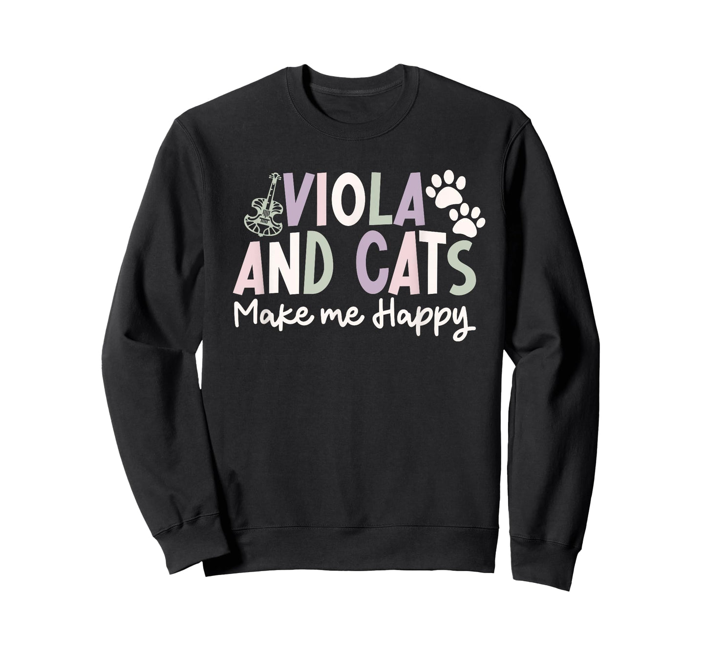 funny Viola And Cats lover saying funny viola cats fans T-Shirt