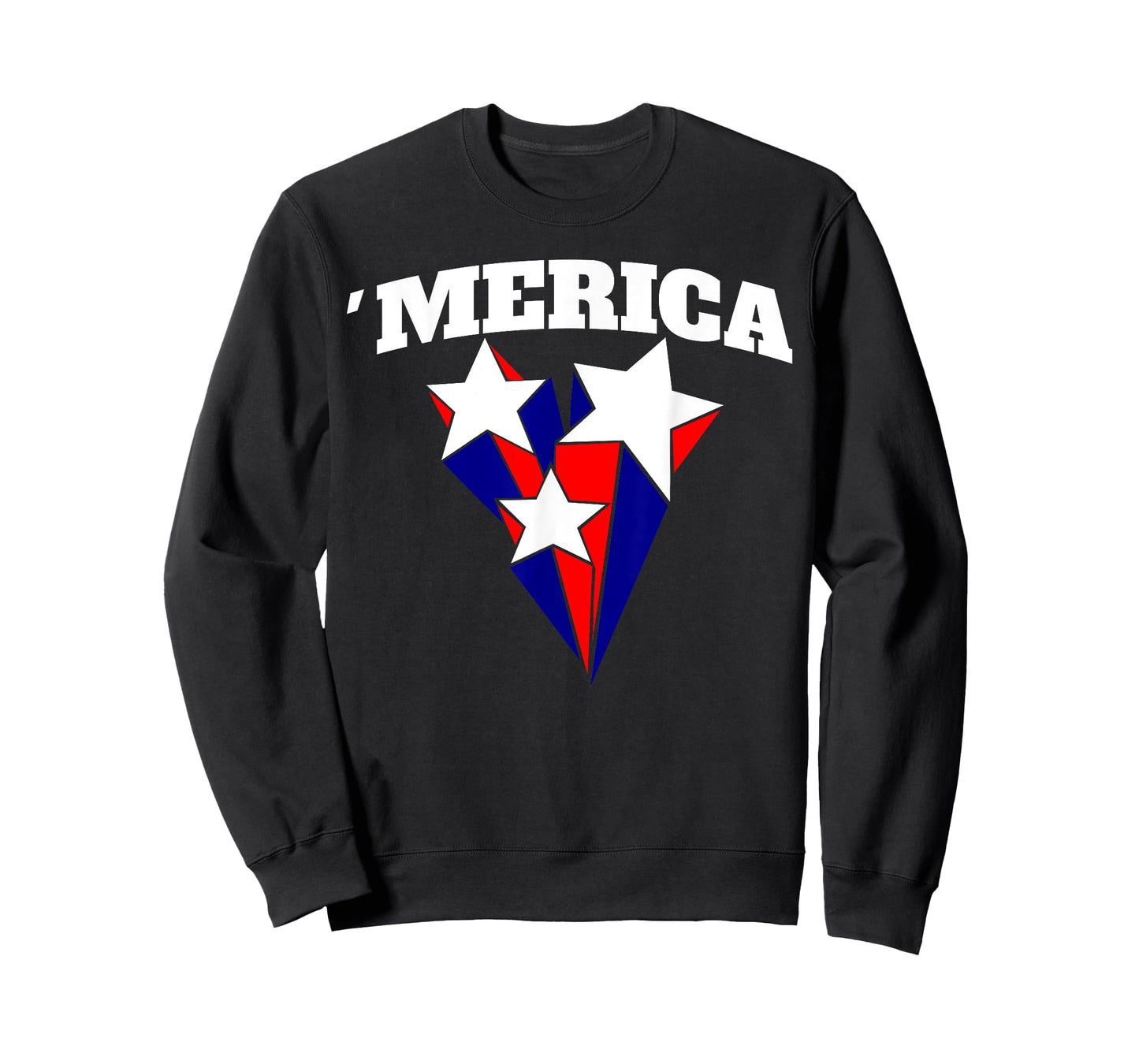 Merica Stars funny Red White and Blue American Stars T-Shirt