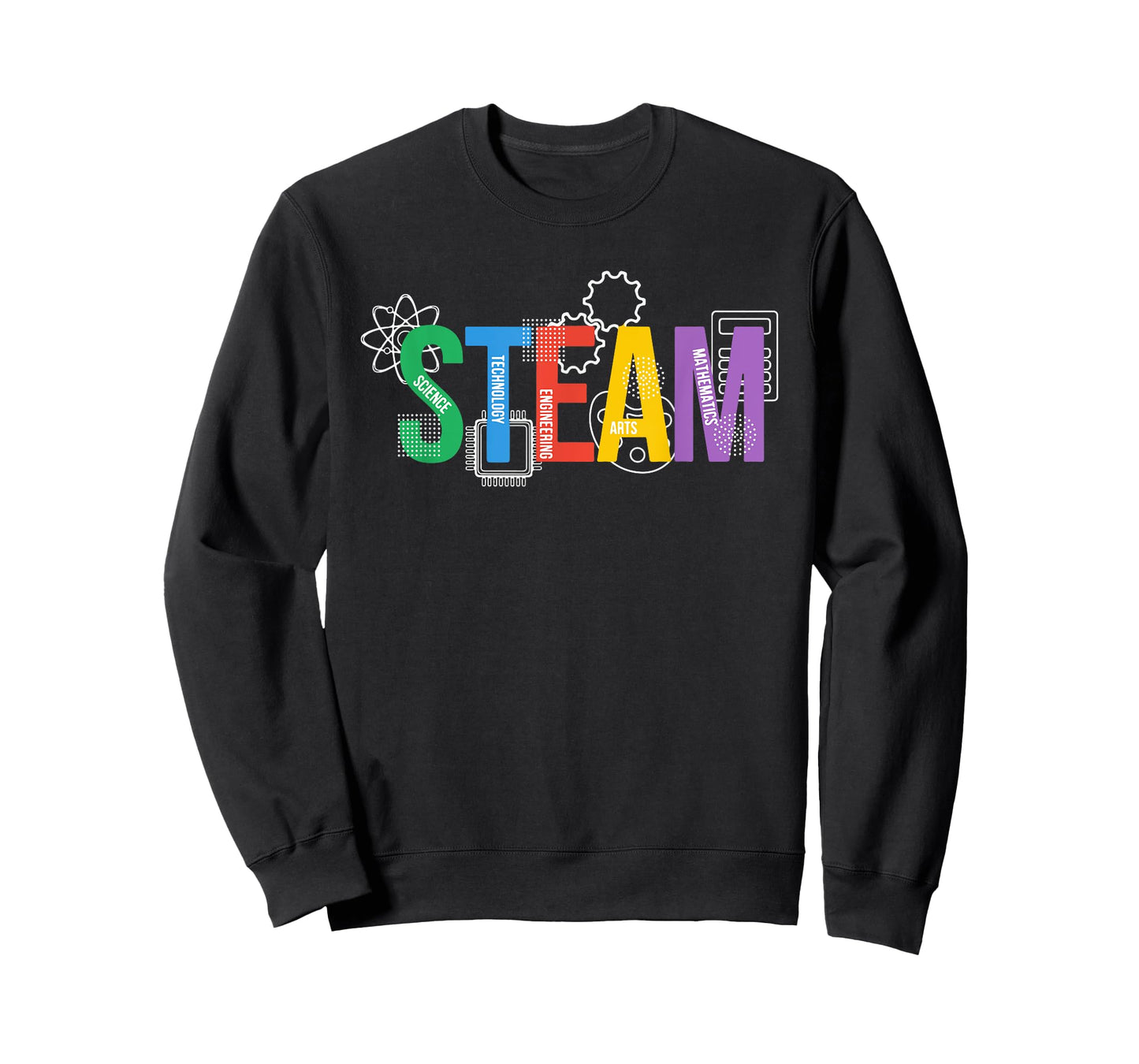 Colorful Steam Letters for Steam Program Teacher and Student T-Shirt
