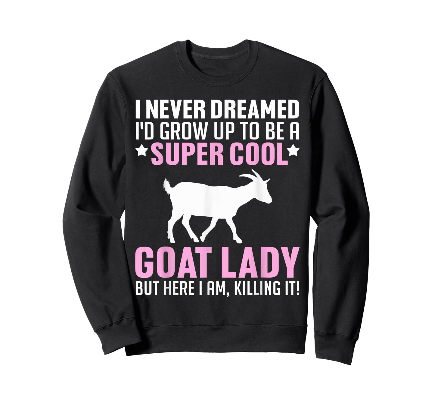 Cool Goat Design For Women Girls Farmer Farming Goat Lover T-Shirt