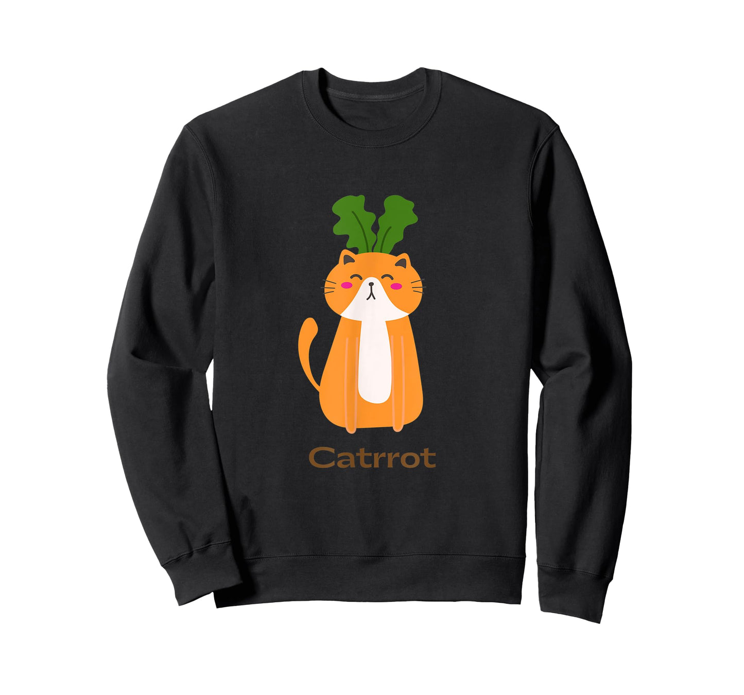 Catrrot Funny Cat Carrot Vegan And Cat Lover Kitten T-Shirt for Men Women