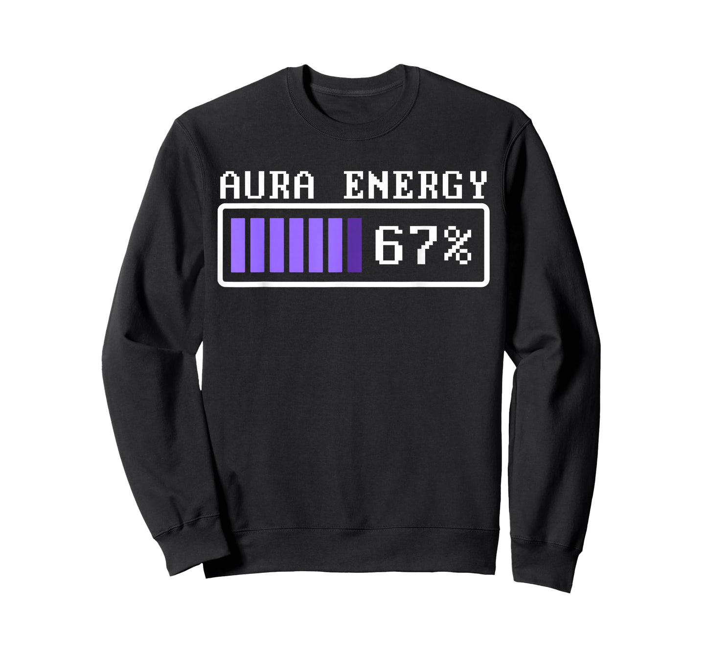 Funny Aura Energy at 67 Six Seven Genz Meme Slang T-Shirt