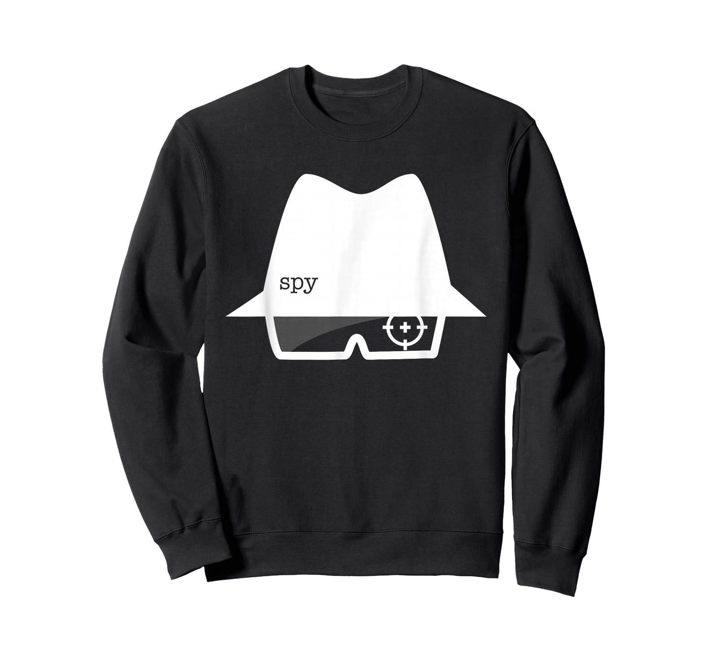 Spy Hat and Glasses Graphic T-Shirt