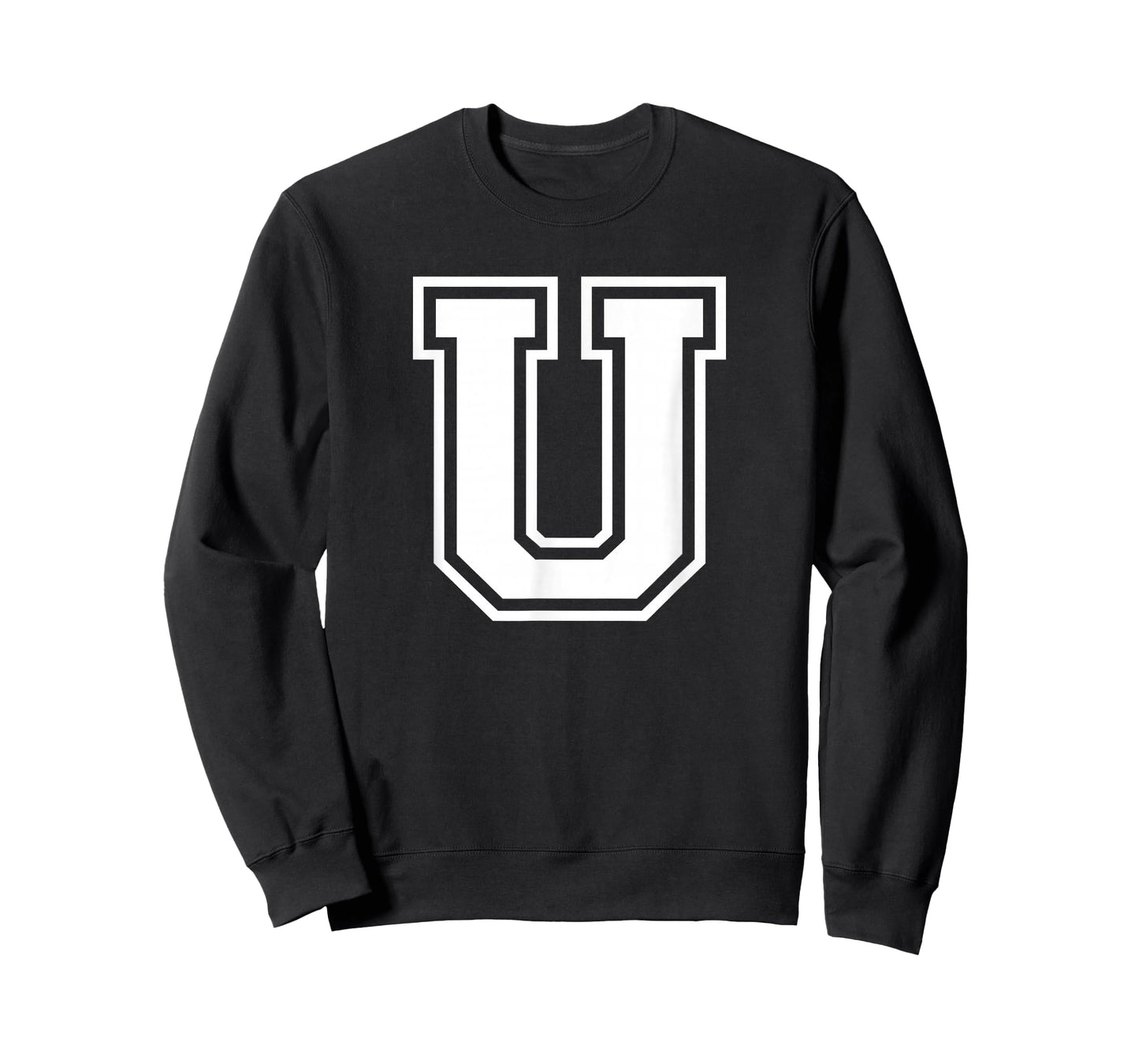 Letter U Name Initial Varsity Alphabet Monogram T-Shirt