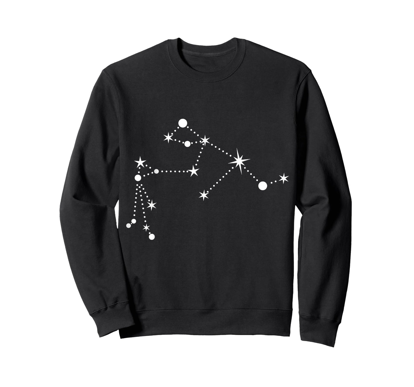 Aquarius Star Zodiac Gifts Women & Men by DAIMMER Unisex-Adults Black Small Modern Classic Zodiac T-Shirt