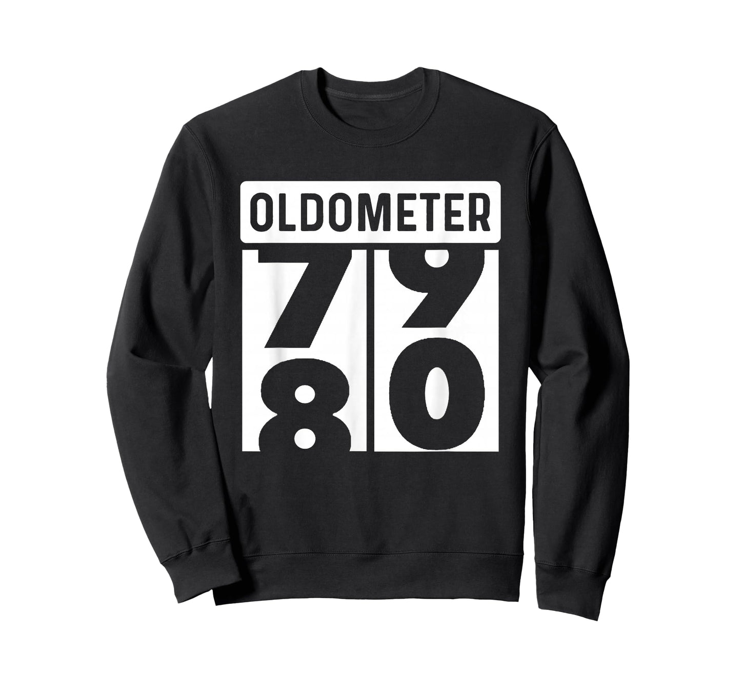 Classic Car Truck Tractor Auto Mechanic Collector Oldometer Odometer Funny 80th Birthday Gift 80 yrs Old Joke T-Shirt