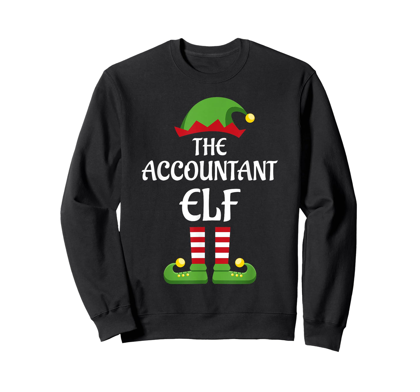 Accountant Elf Family Matching Group Christmas T-Shirt