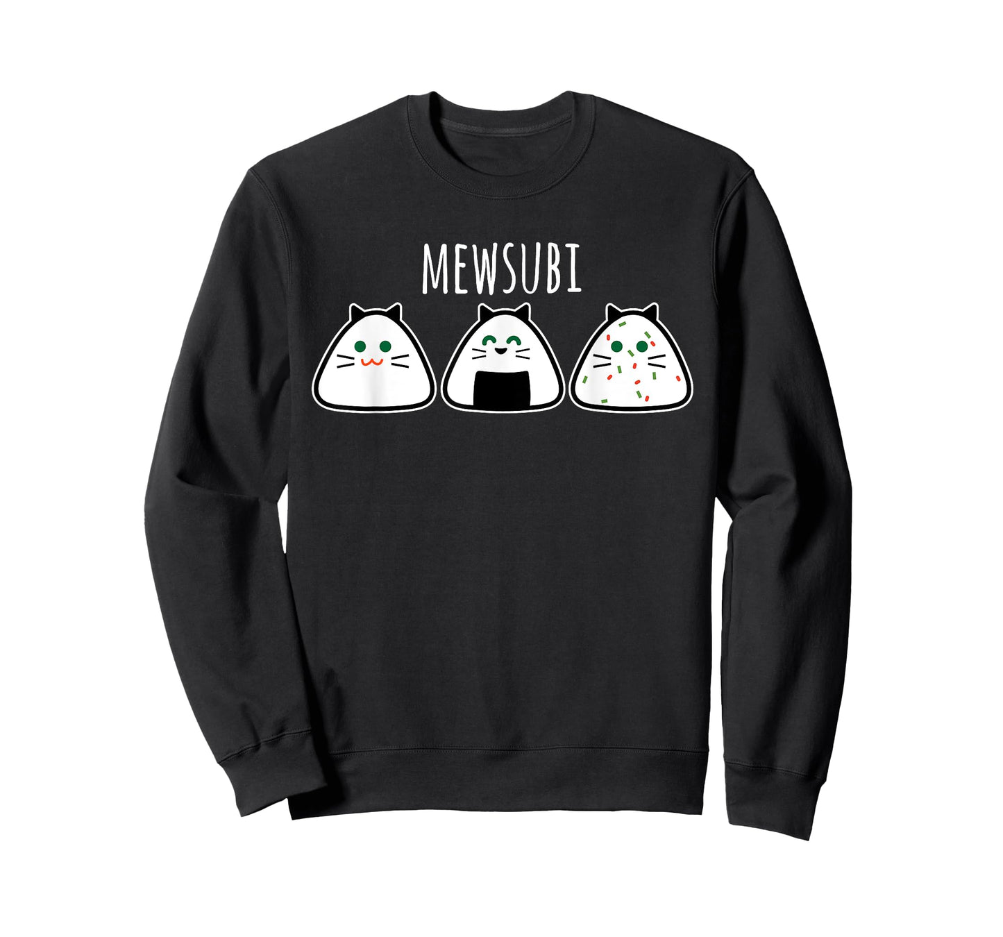 Funny Cat Musubi Men Women T-Shirt