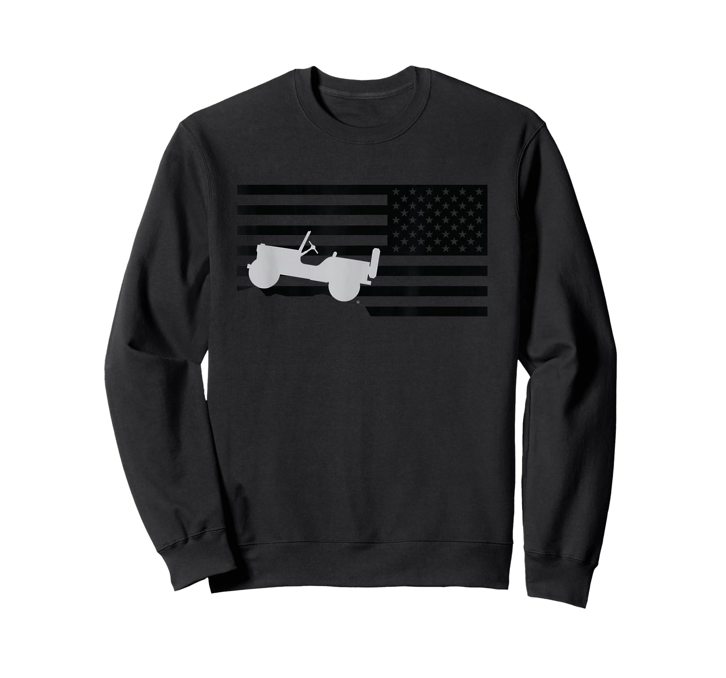 Jeep Flag Black T-Shirt