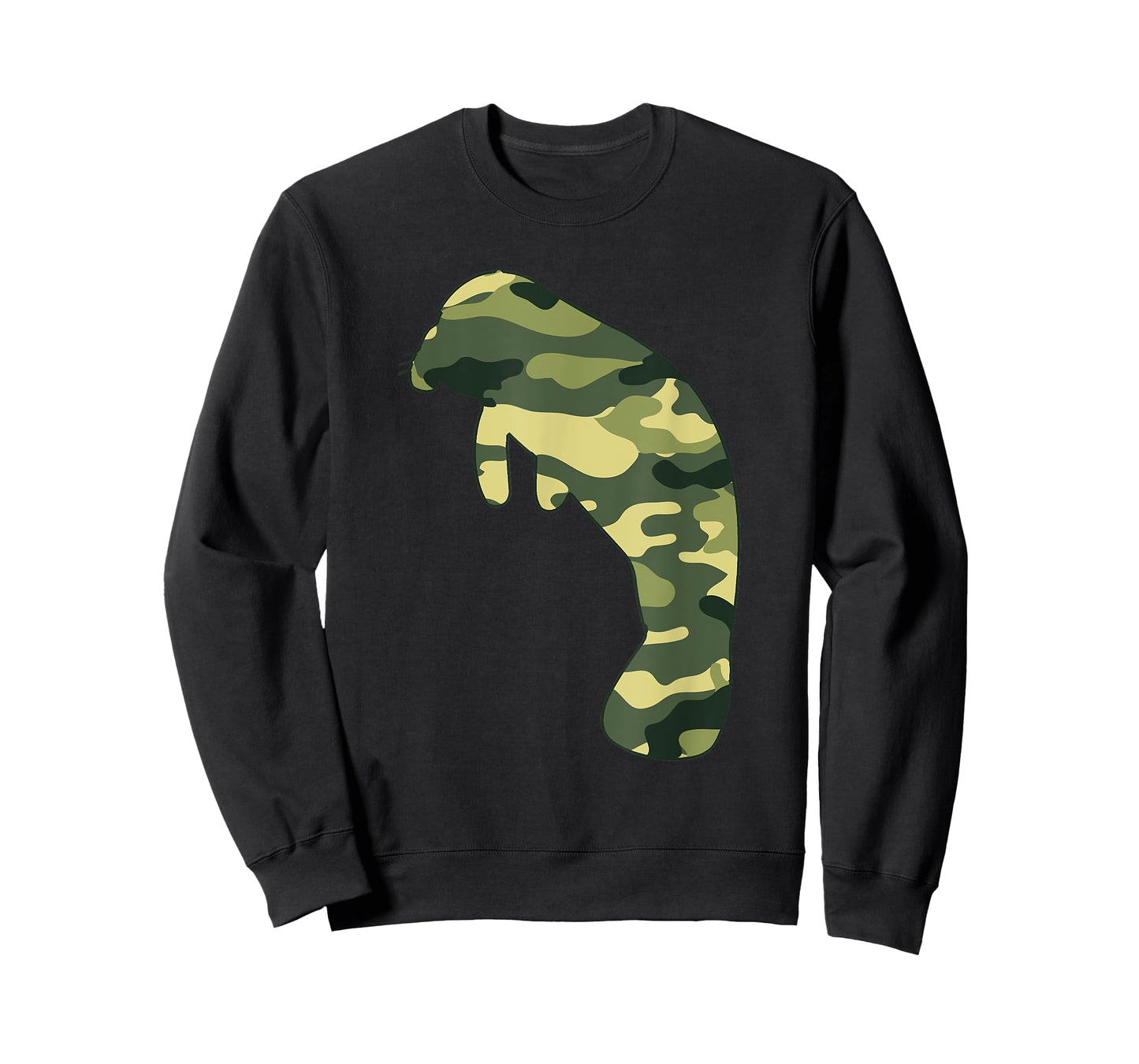 Military Dugong Camo Men Print US Manatee Veteran Gift T-Shirt