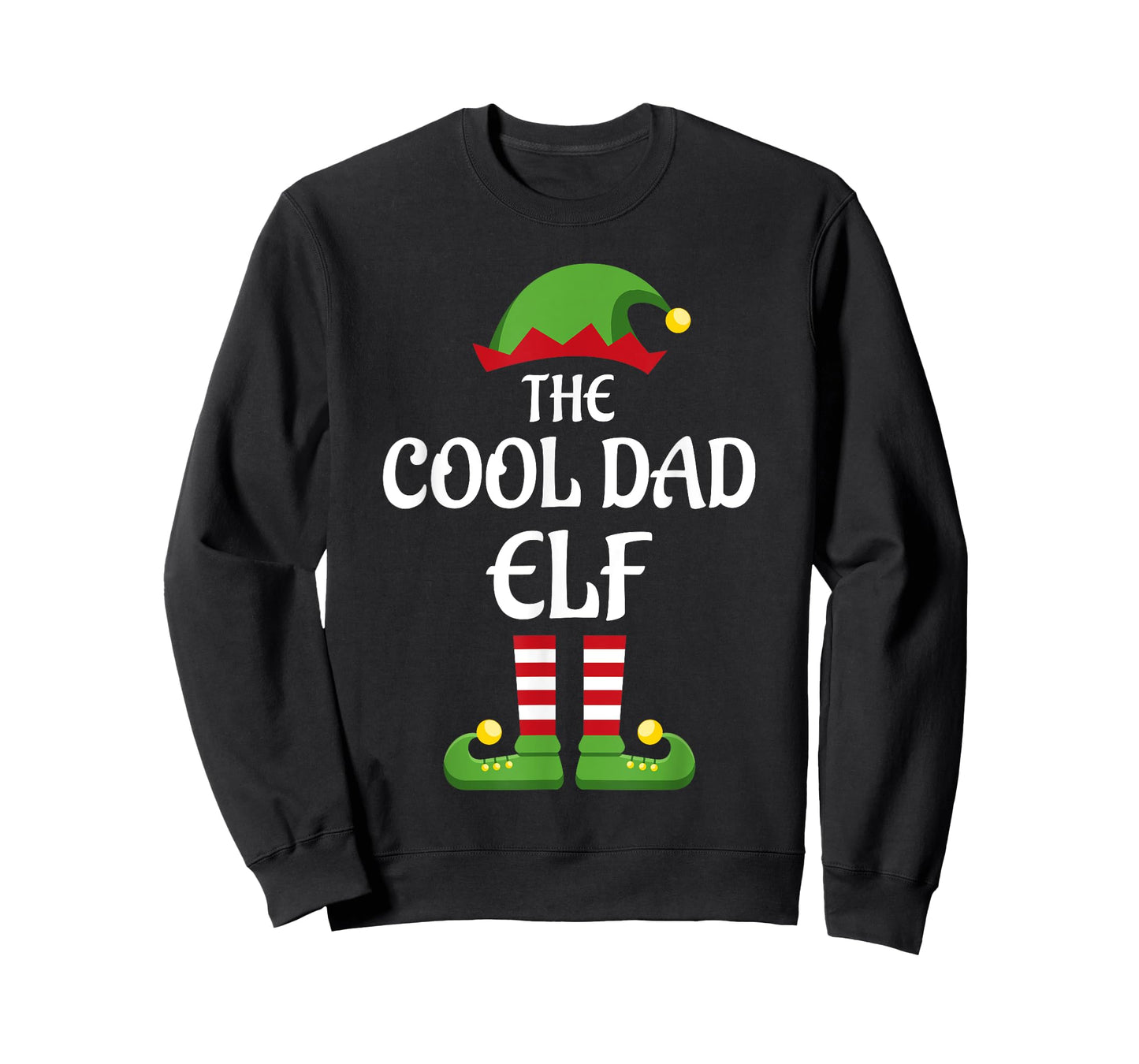 Cool Dad Elf Family Matching Group Christmas T-Shirt