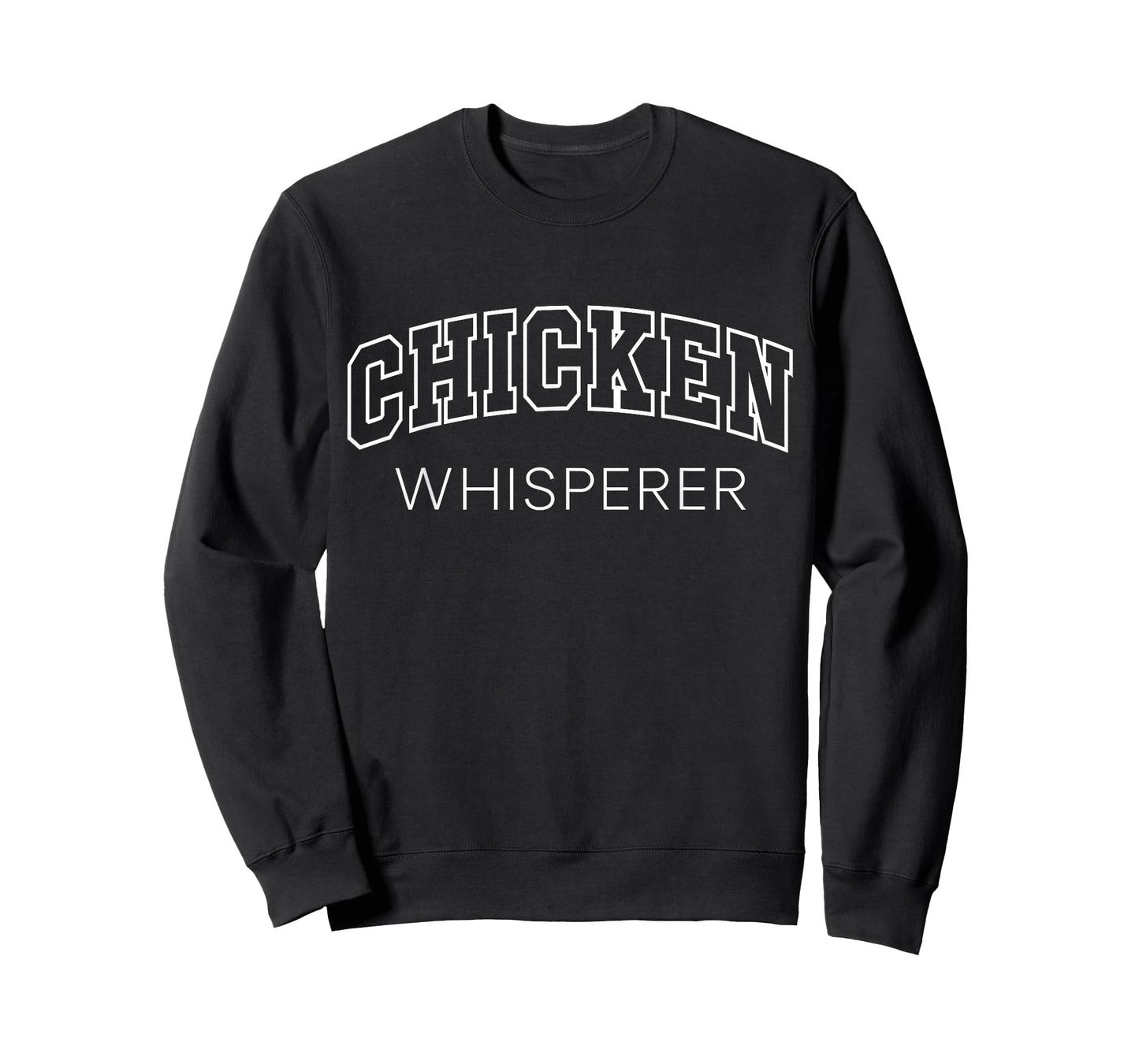 Chicken Whisperer Funny Athletic Lettering Pet Owner Farmer T-Shirt